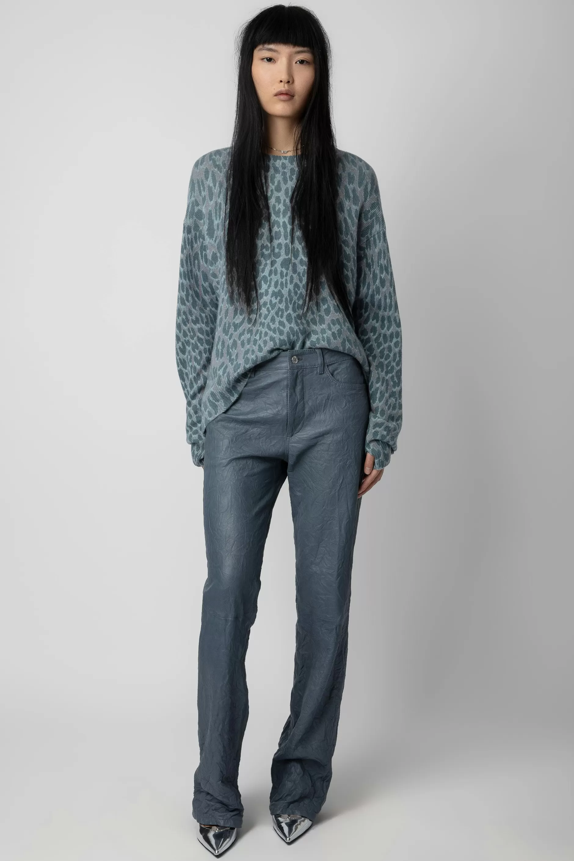 Zadig & Voltaire Pull En Cachemire Leopard Markus^Femmes Pulls Et Gilets