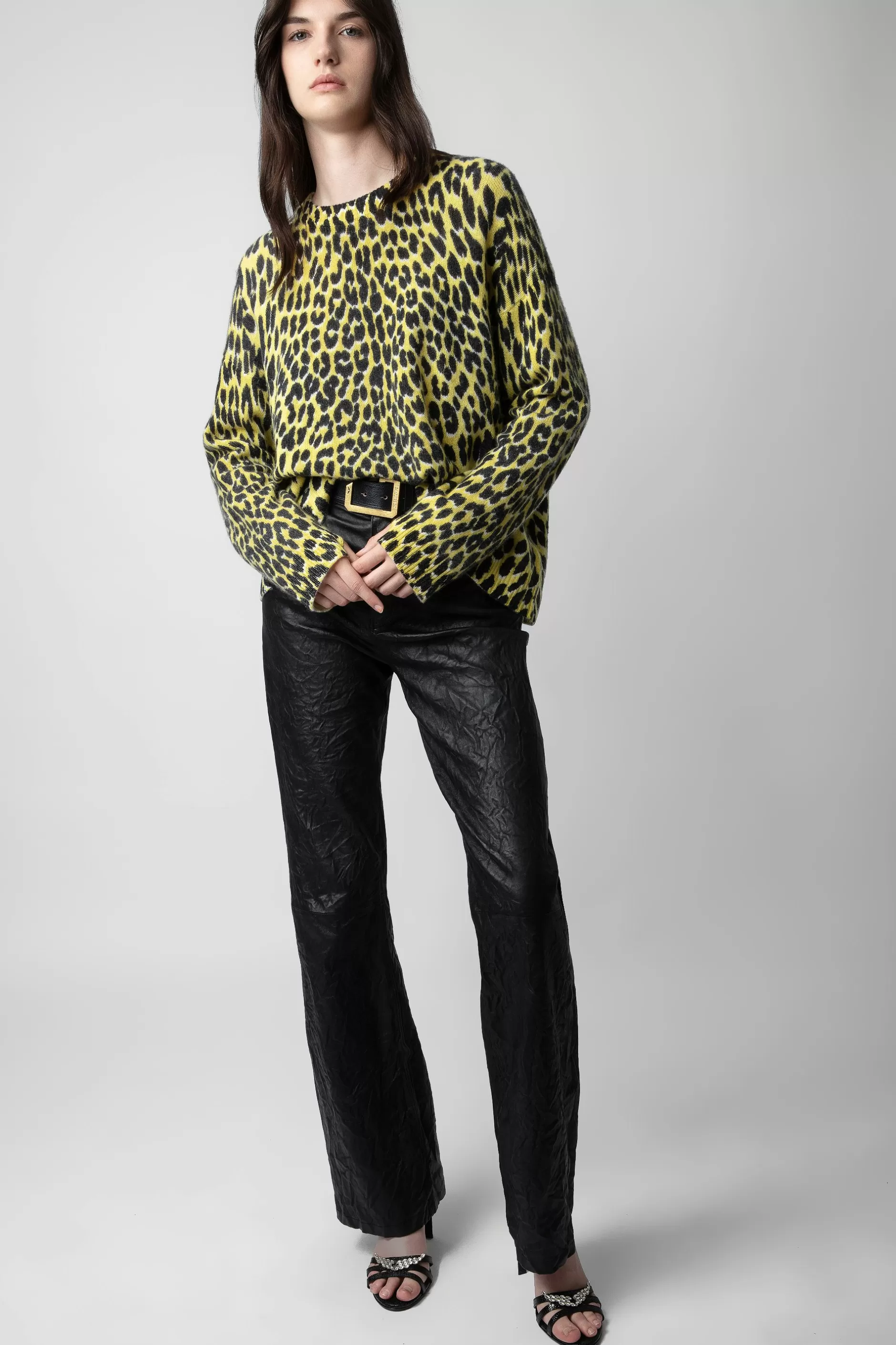Zadig & Voltaire Pull En Cachemire Leopard Markus^Femmes Pulls Et Gilets