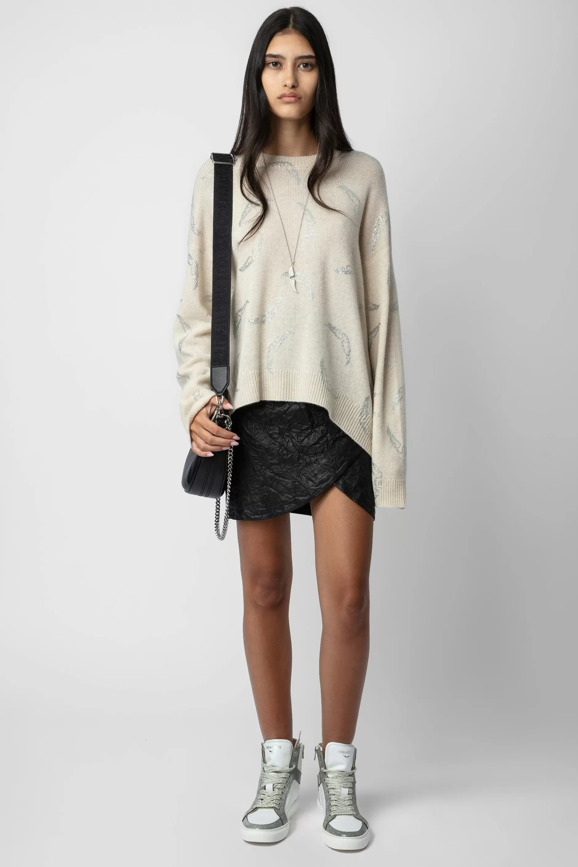 Zadig & Voltaire Pull En Cachemire Markus A Strass^Femmes Pulls Et Gilets