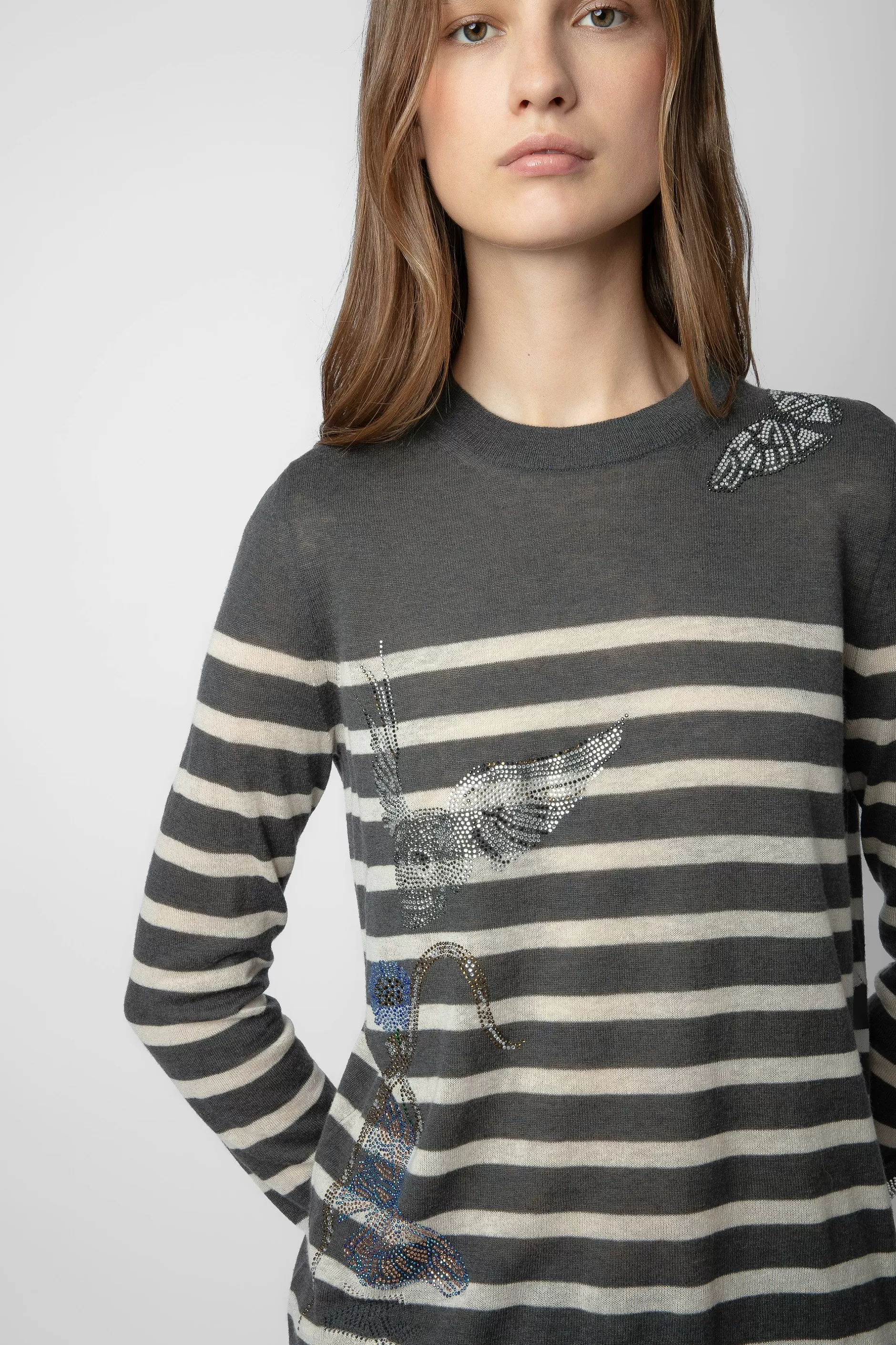 Zadig & Voltaire Pull En Cachemire Source Diamante^Femmes Pulls Et Gilets