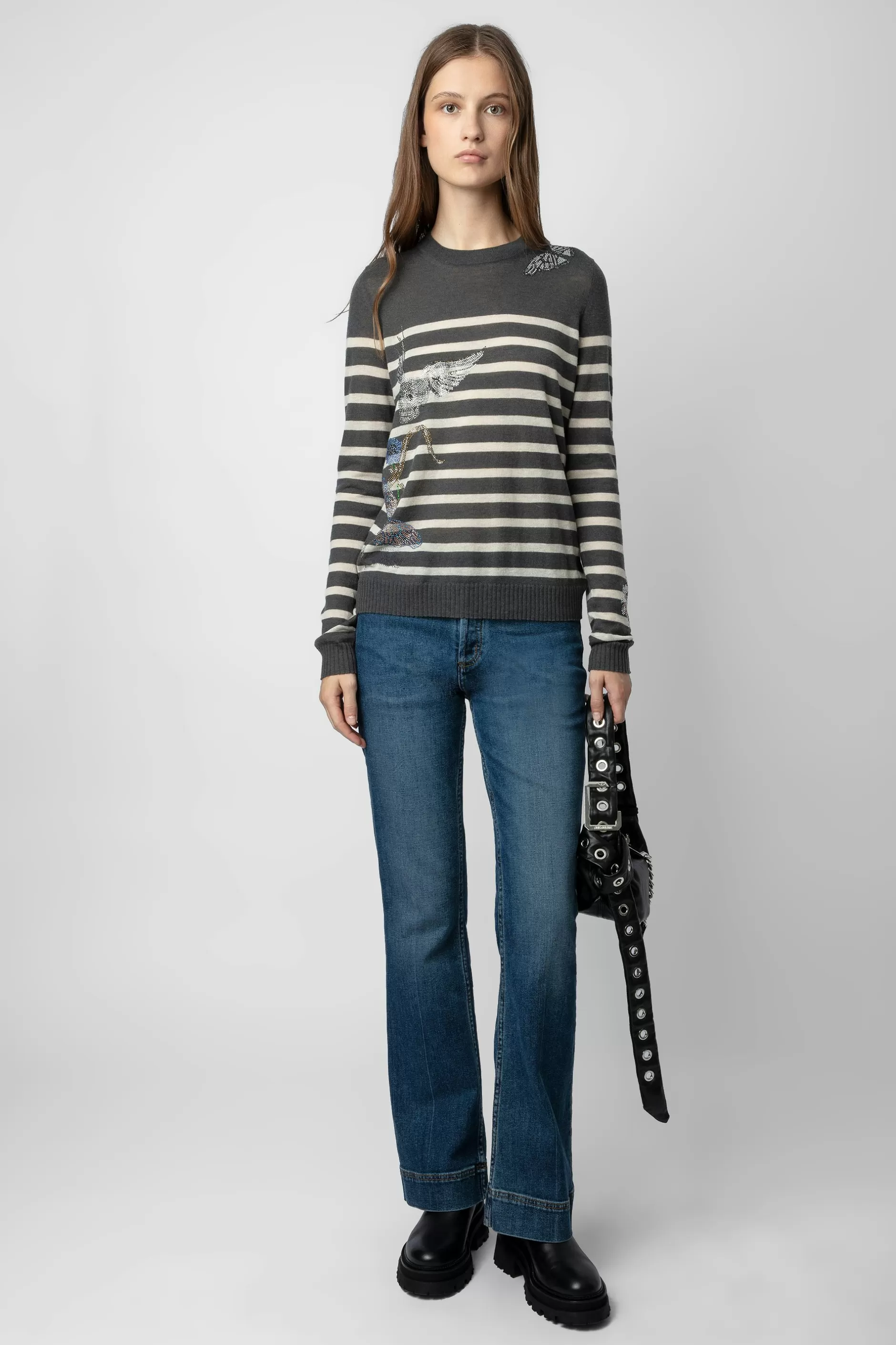 Zadig & Voltaire Pull En Cachemire Source Diamante^Femmes Pulls Et Gilets