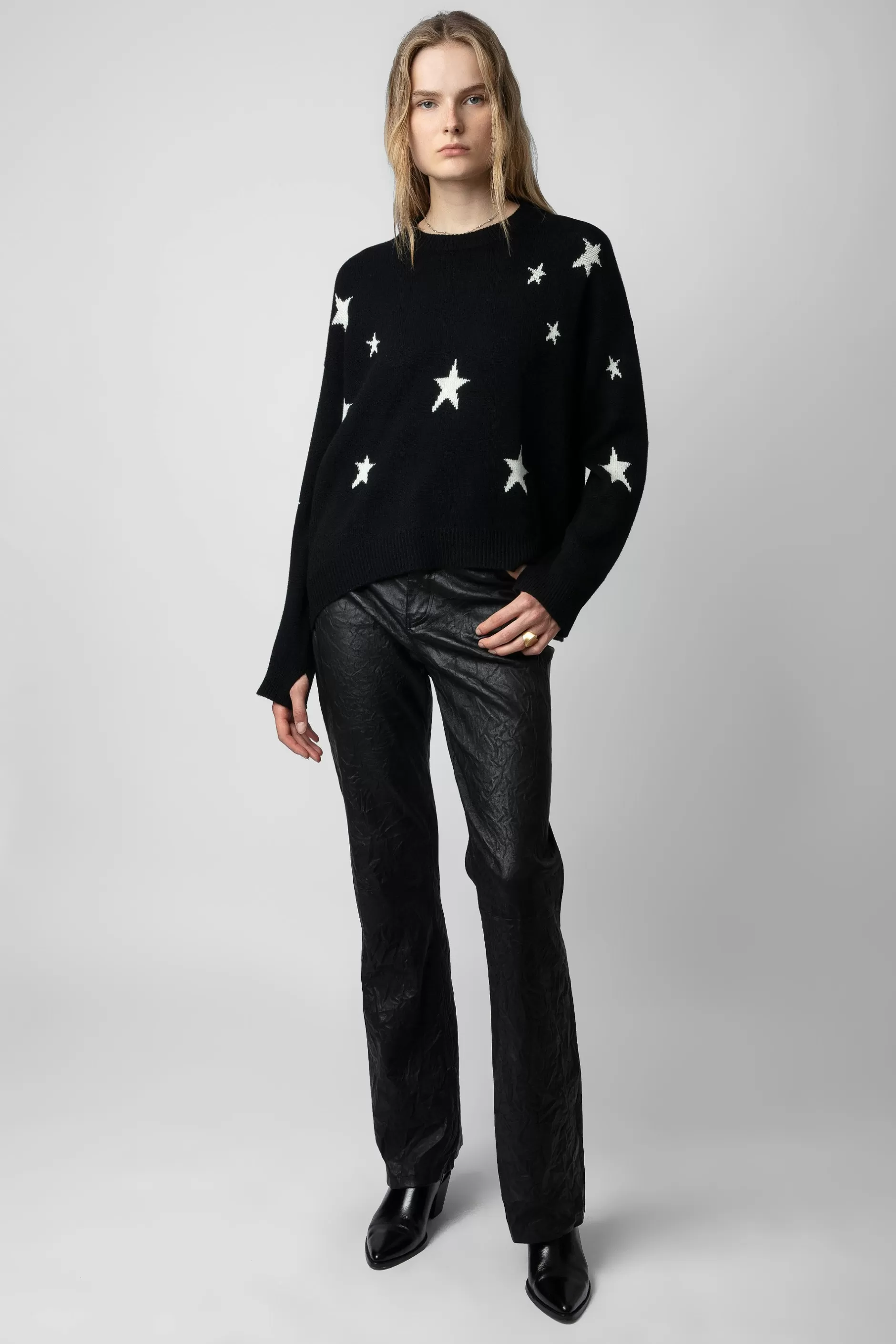 Zadig & Voltaire Pull Etoiles En Cachemire Markus^Femmes Pulls Et Gilets