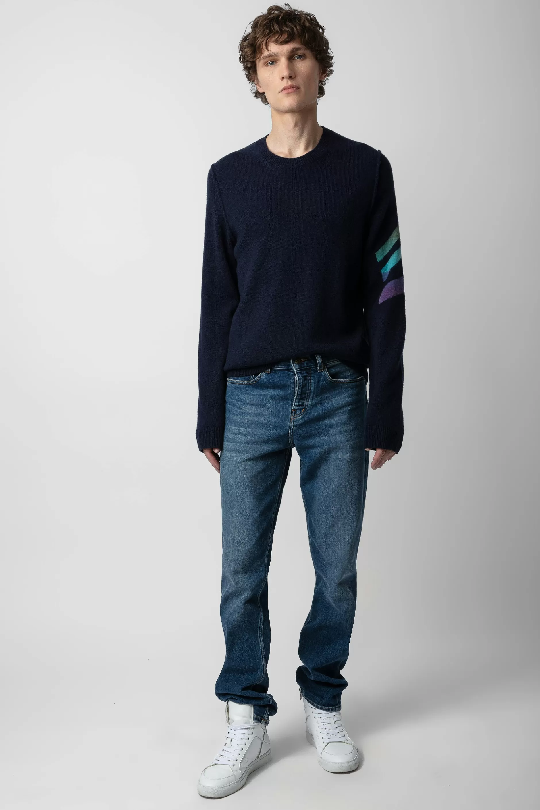 Zadig & Voltaire Pull Kennedy En Cachemire^Hommes Pulls Et Gilets