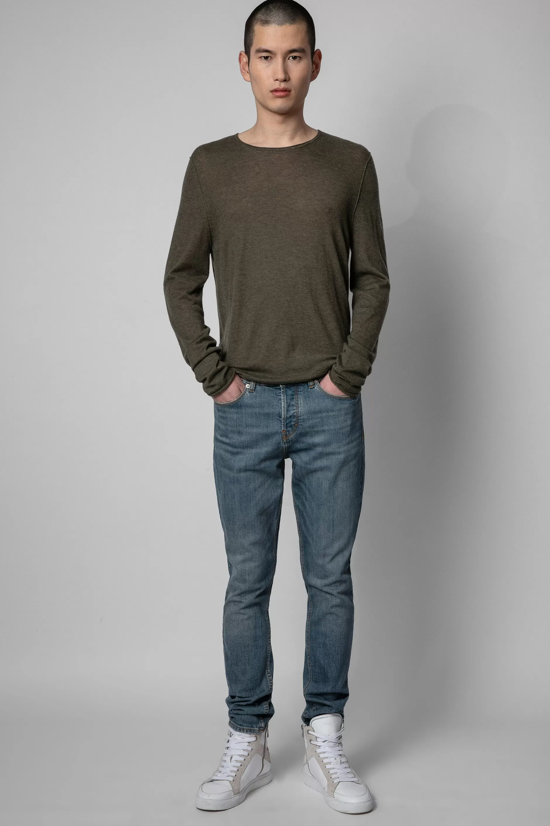 Zadig & Voltaire Pull Teiss Cachemire^Hommes Pulls Et Gilets