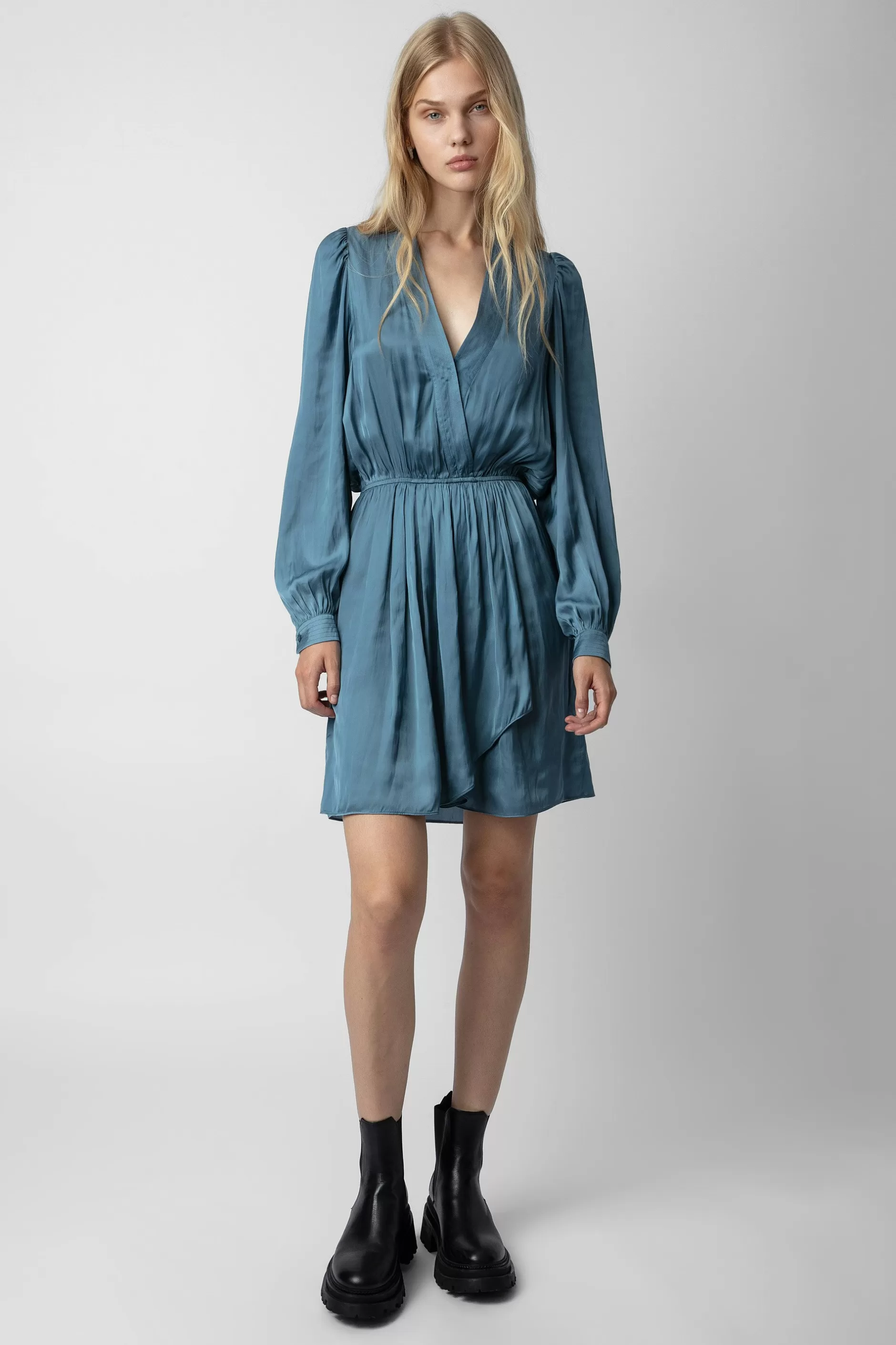 Zadig & Voltaire Rappelez-Vous La Robe En Satin^Femmes Robes Et Jupes