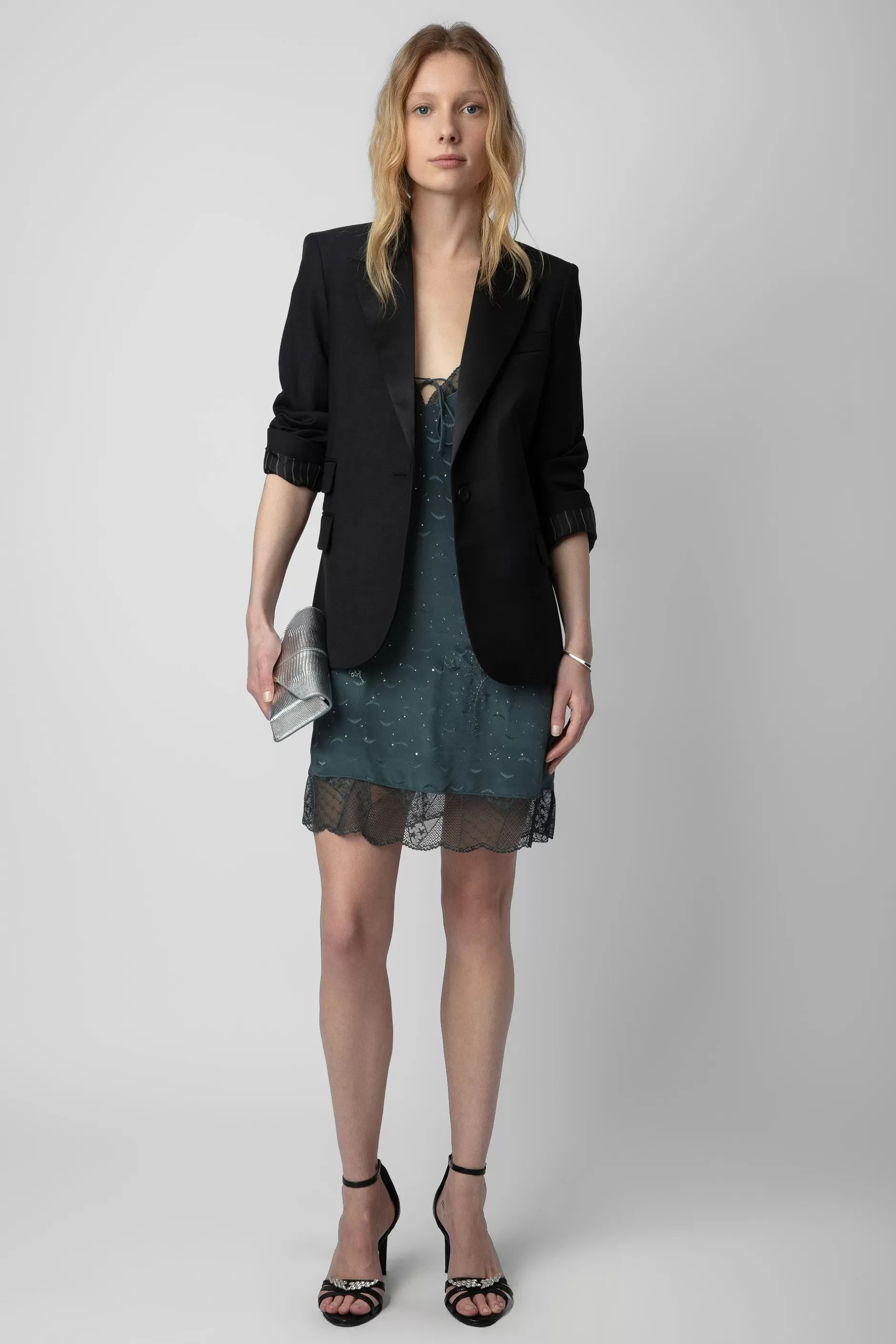 Zadig & Voltaire Robe En Jacquard De Soie Calissa^Femmes Robes Et Jupes