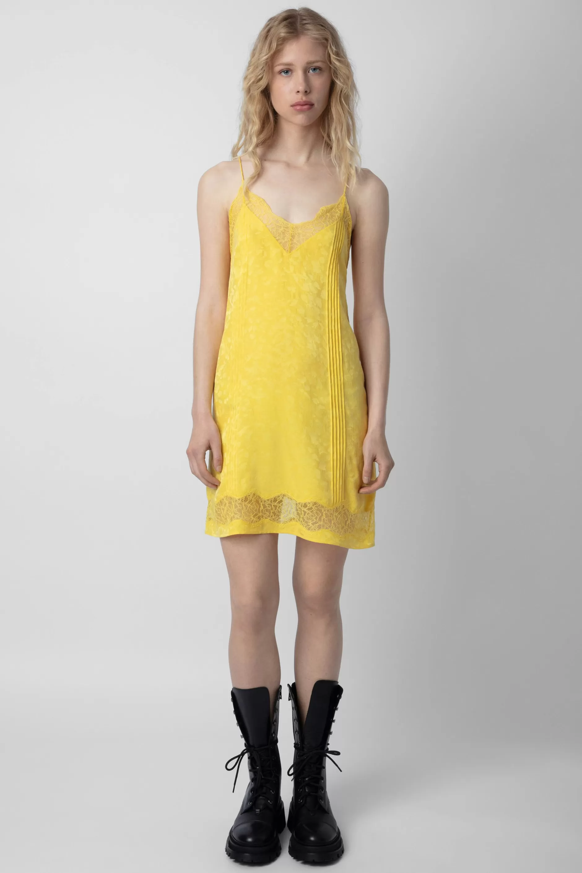 Zadig & Voltaire Robe En Jacquard De Soie Cristal^Femmes Robes Et Jupes