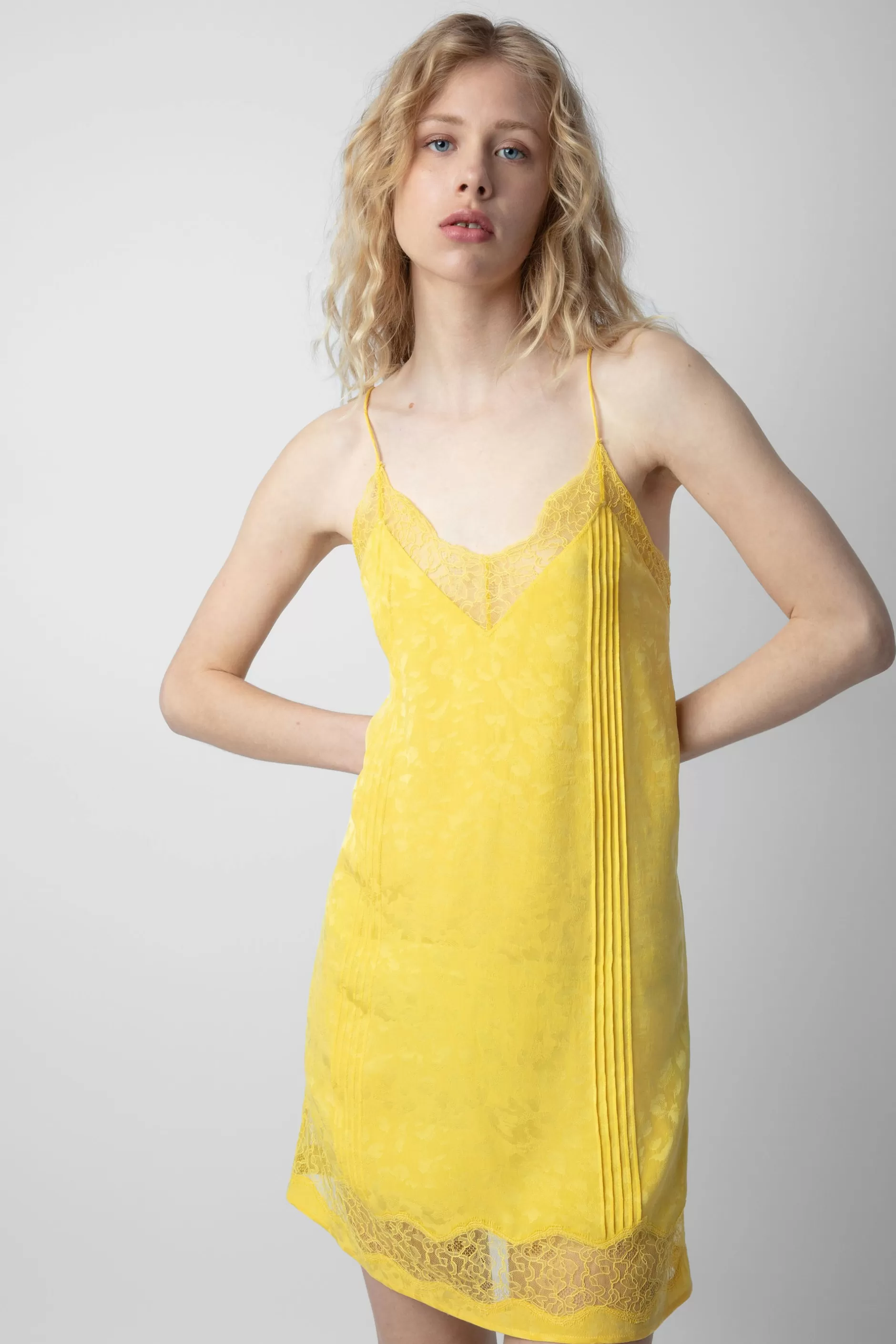 Zadig & Voltaire Robe En Jacquard De Soie Cristal^Femmes Robes Et Jupes