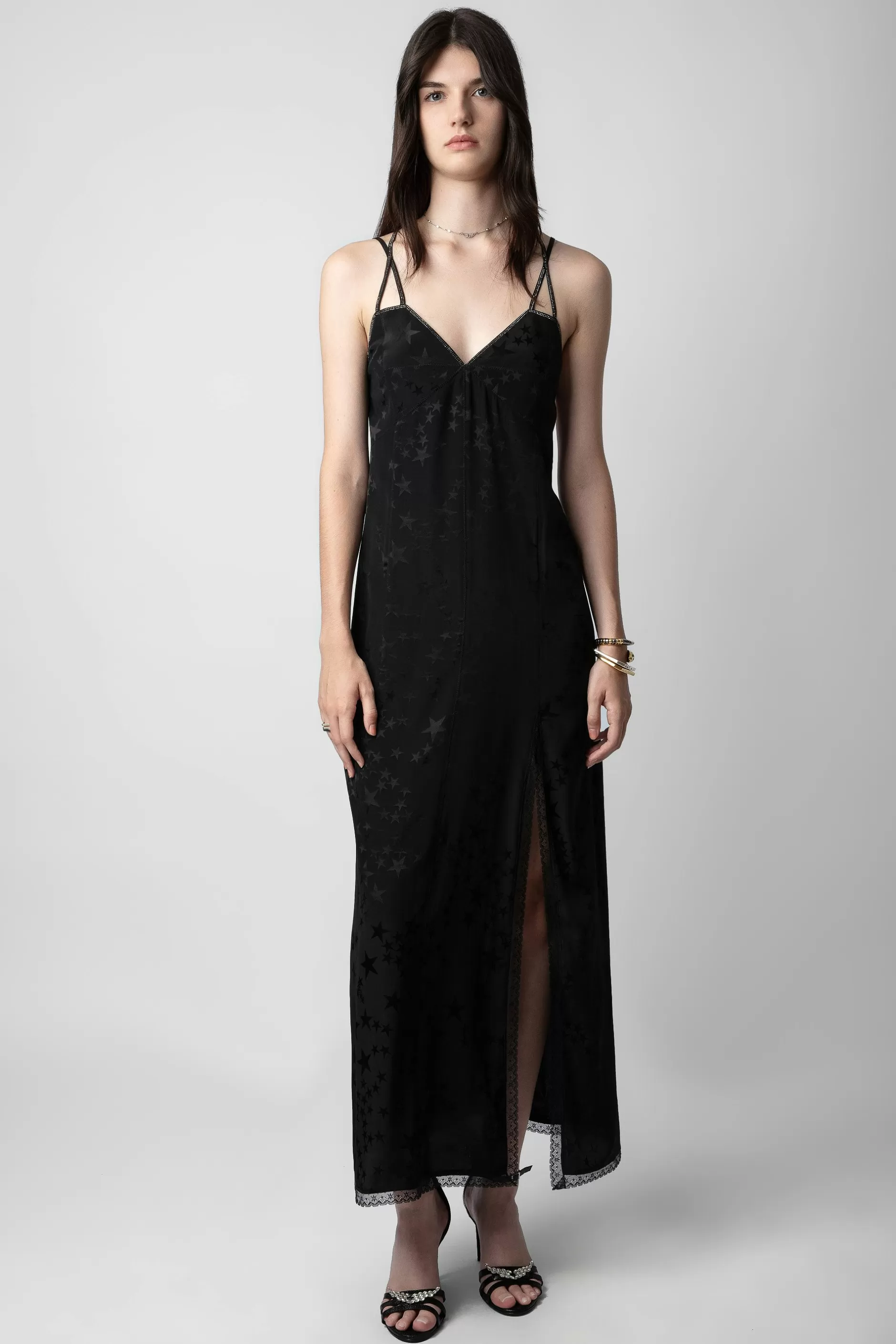 Zadig & Voltaire Robe En Jacquard De Soie Rohal^Femmes Robes Et Jupes