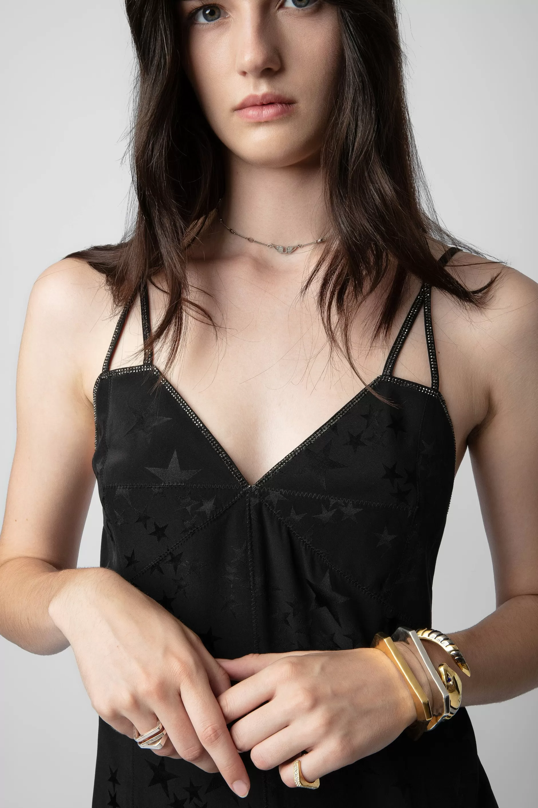 Zadig & Voltaire Robe En Jacquard De Soie Rohal^Femmes Robes Et Jupes