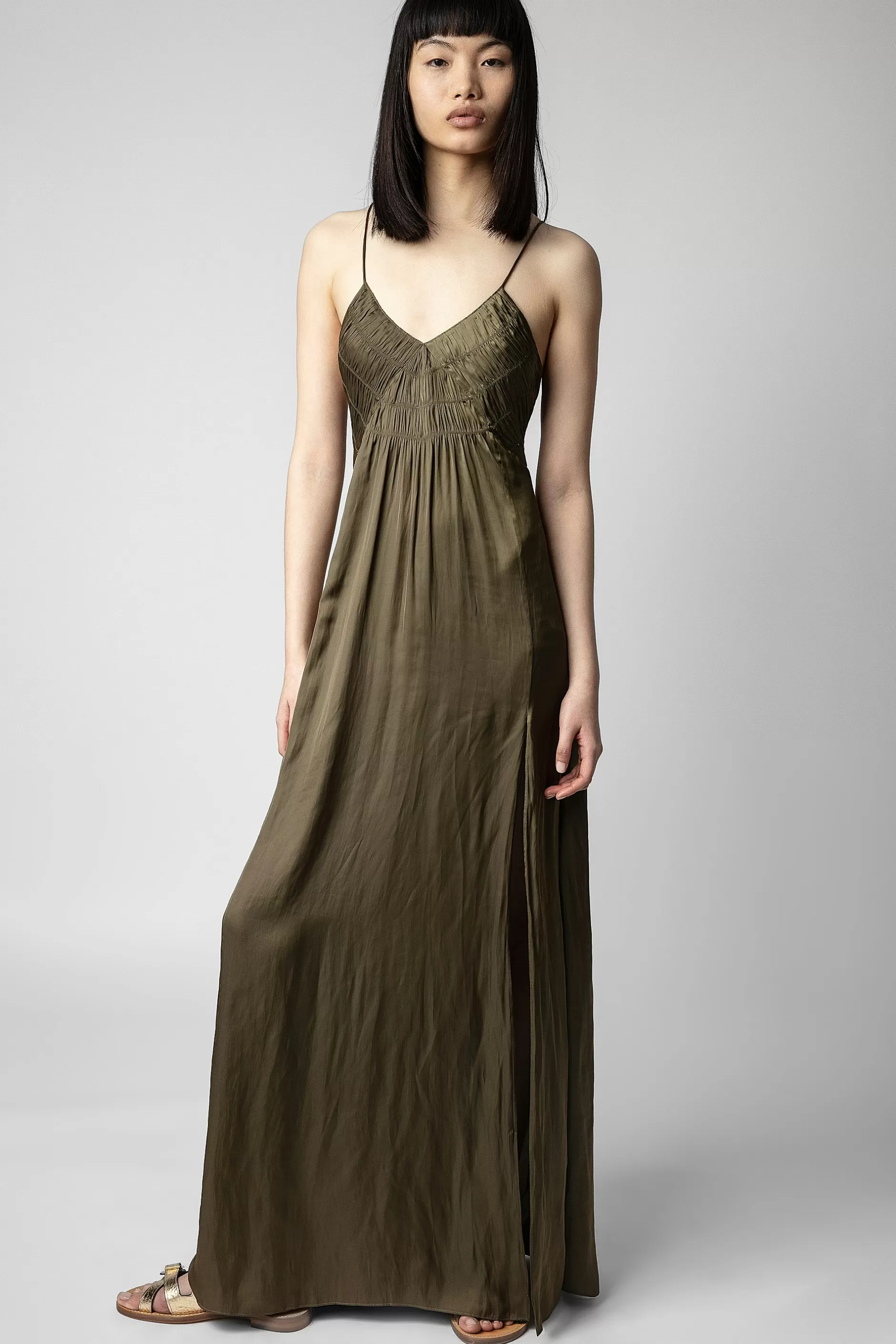Zadig & Voltaire Robe En Satin De Rayonne^Femmes Robes Et Jupes