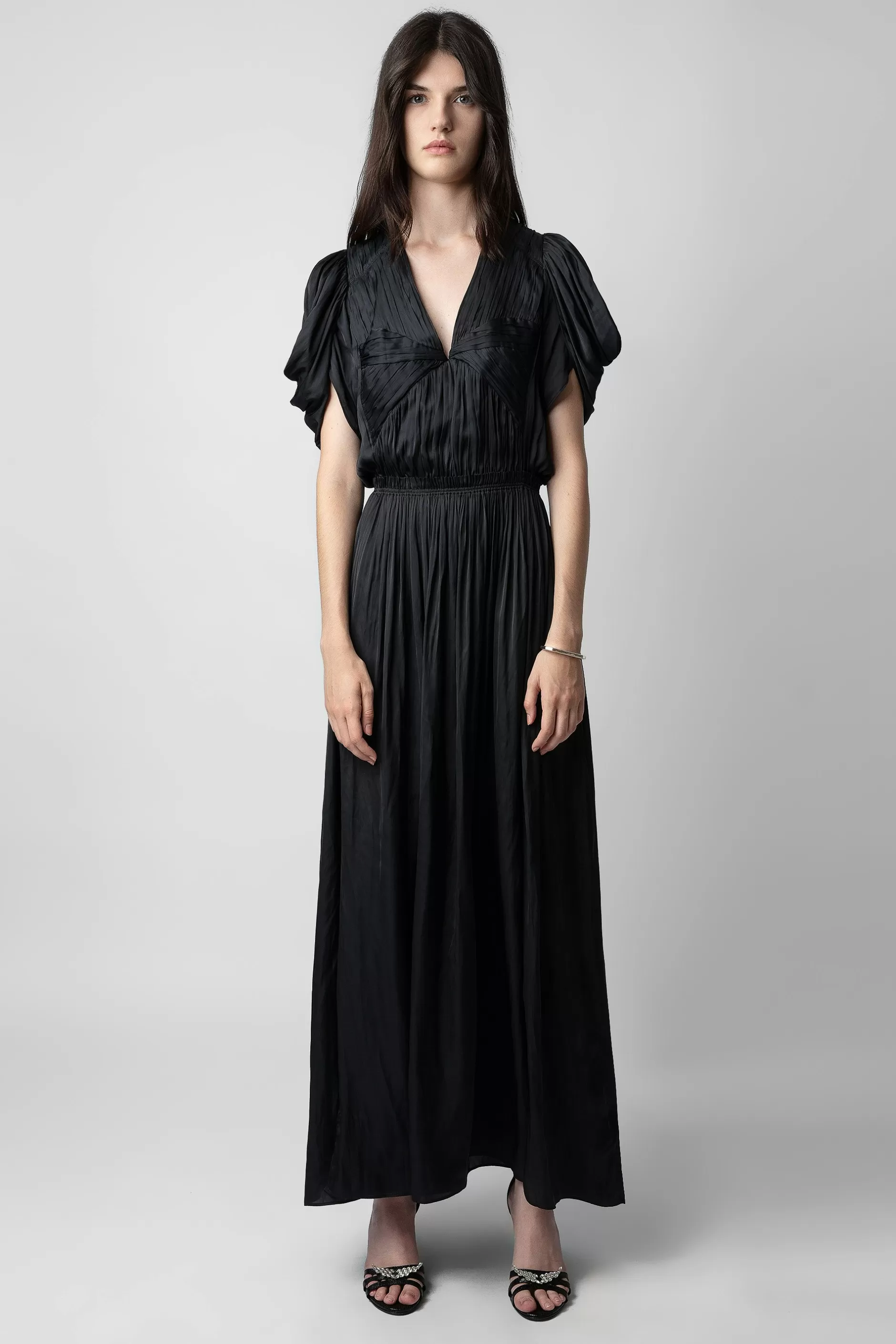 Zadig & Voltaire Robe Reina En Satin^Femmes Robes Et Jupes