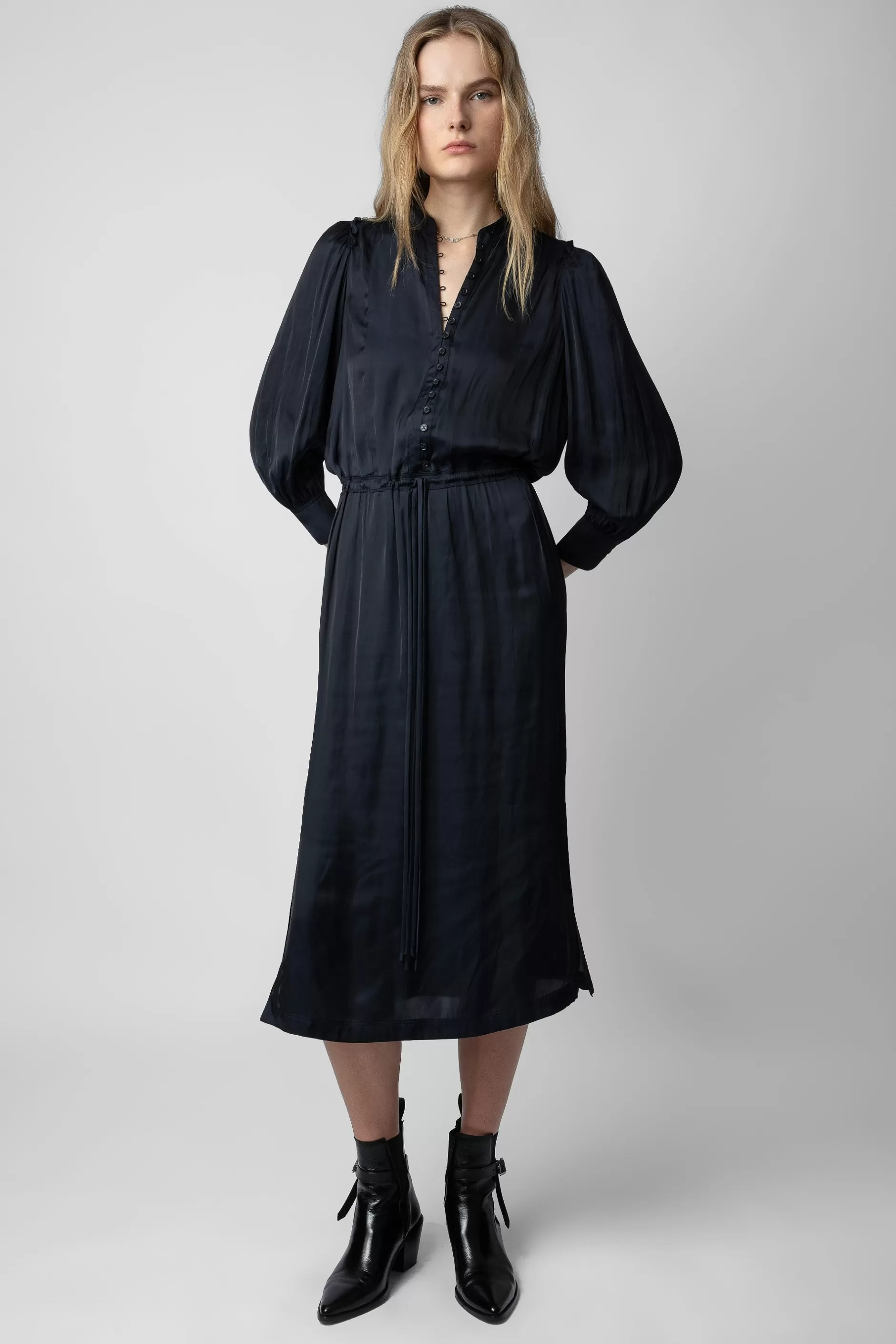 Zadig & Voltaire Robe Relinda En Satin^Femmes Robes Et Jupes