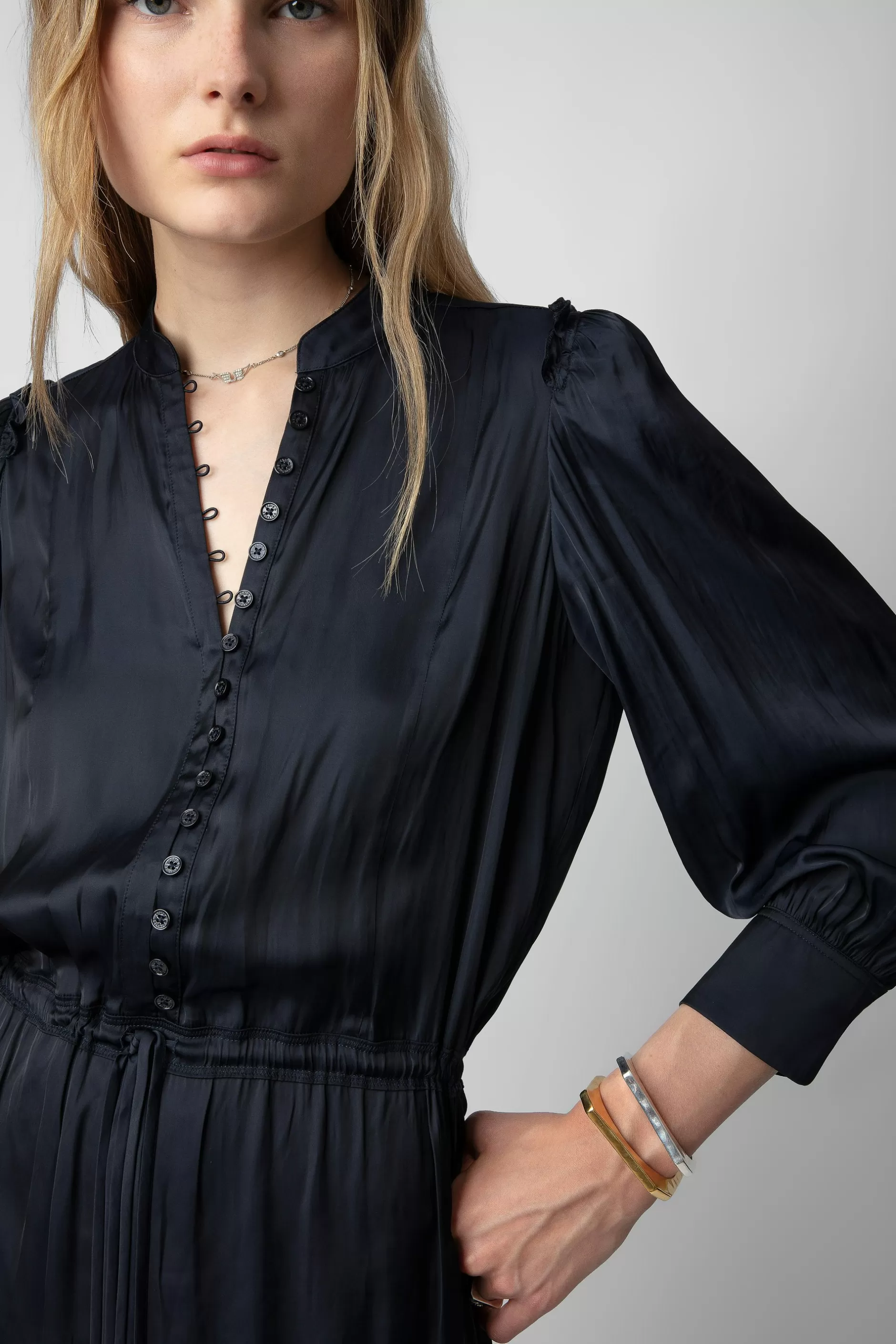 Zadig & Voltaire Robe Relinda En Satin^Femmes Robes Et Jupes