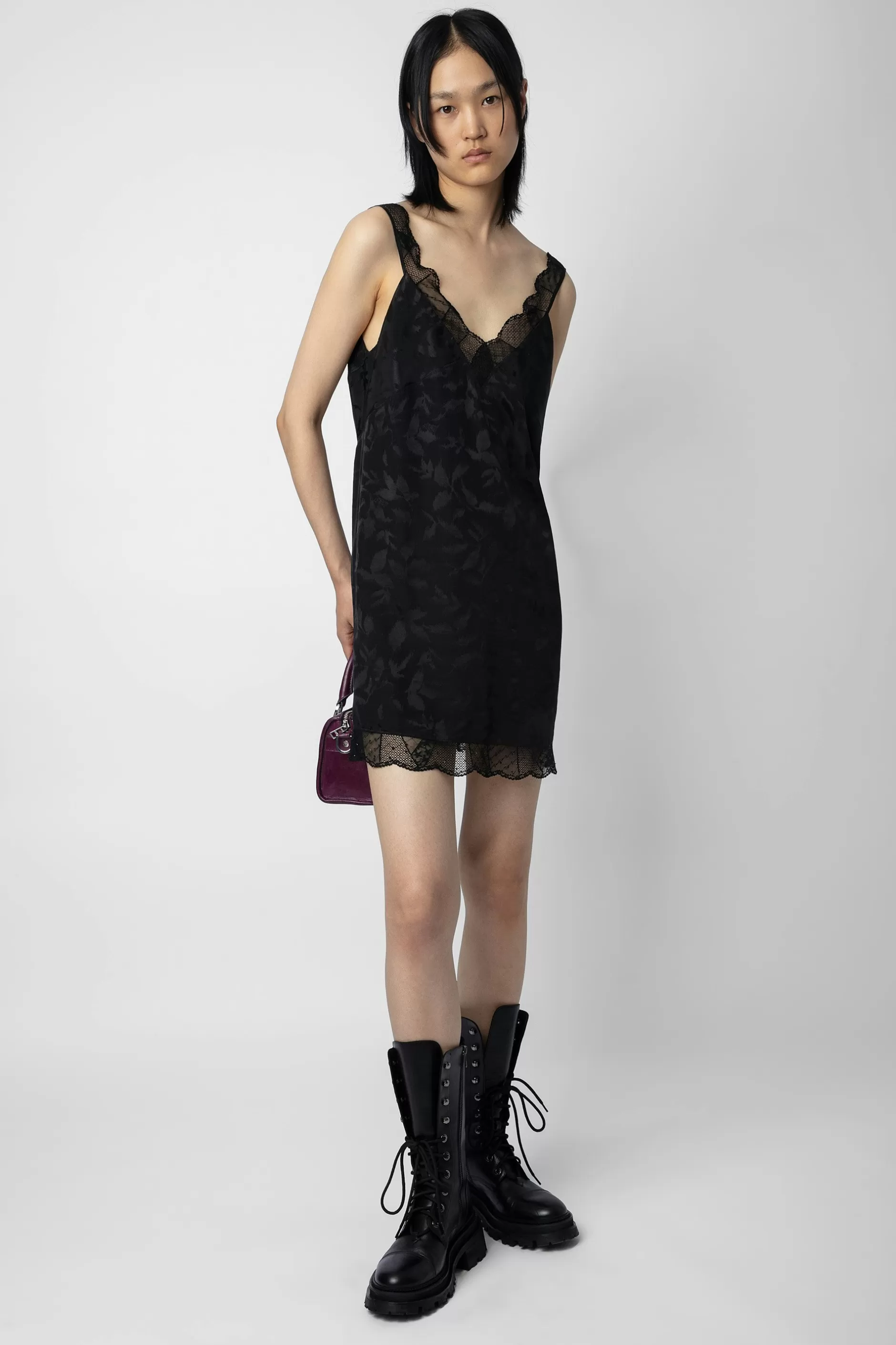 Zadig & Voltaire Robe Renelle En Jacquard De Soie^Femmes Robes Et Jupes