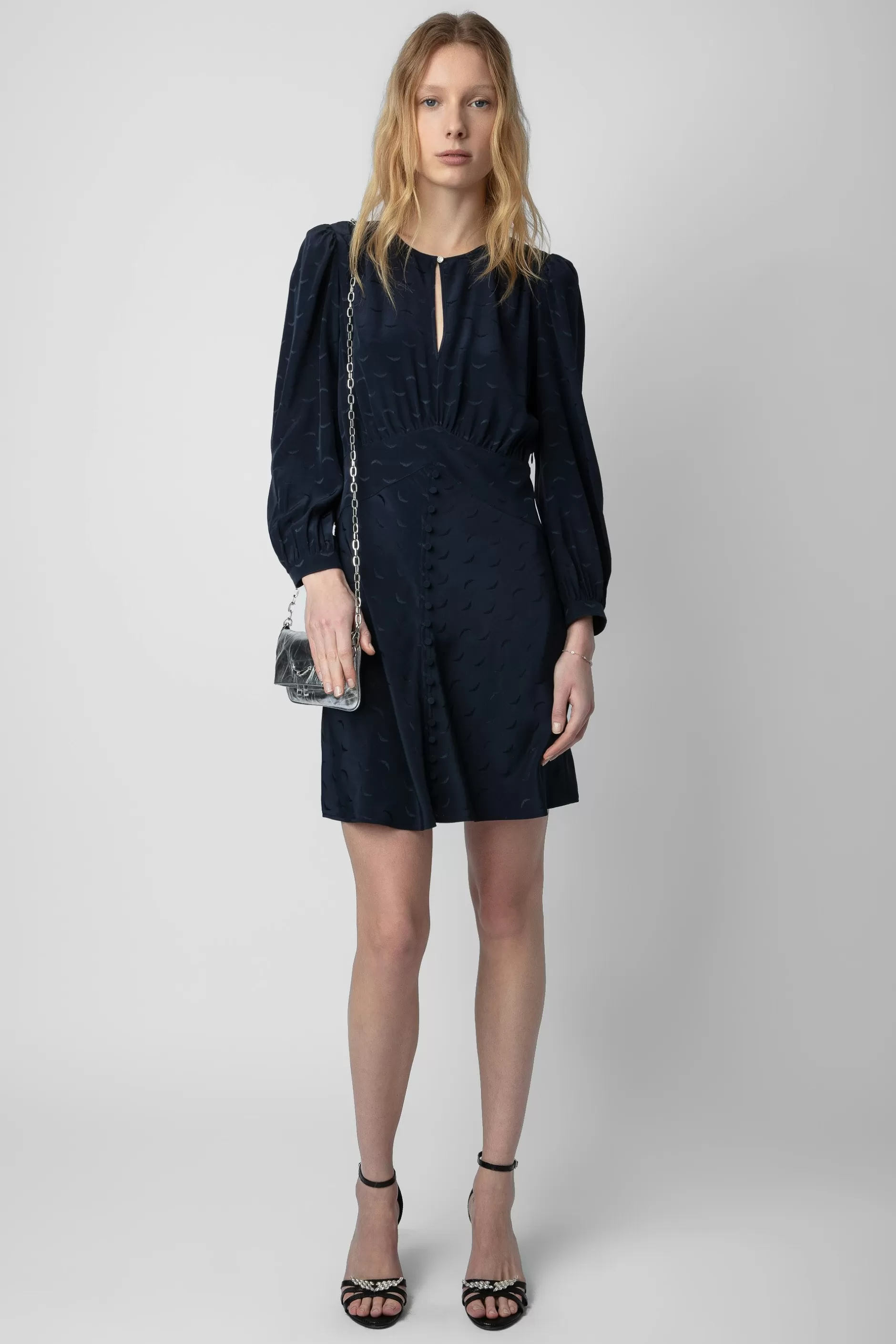 Zadig & Voltaire Robe Rhodri En Jacquard De Soie^Femmes Robes Et Jupes