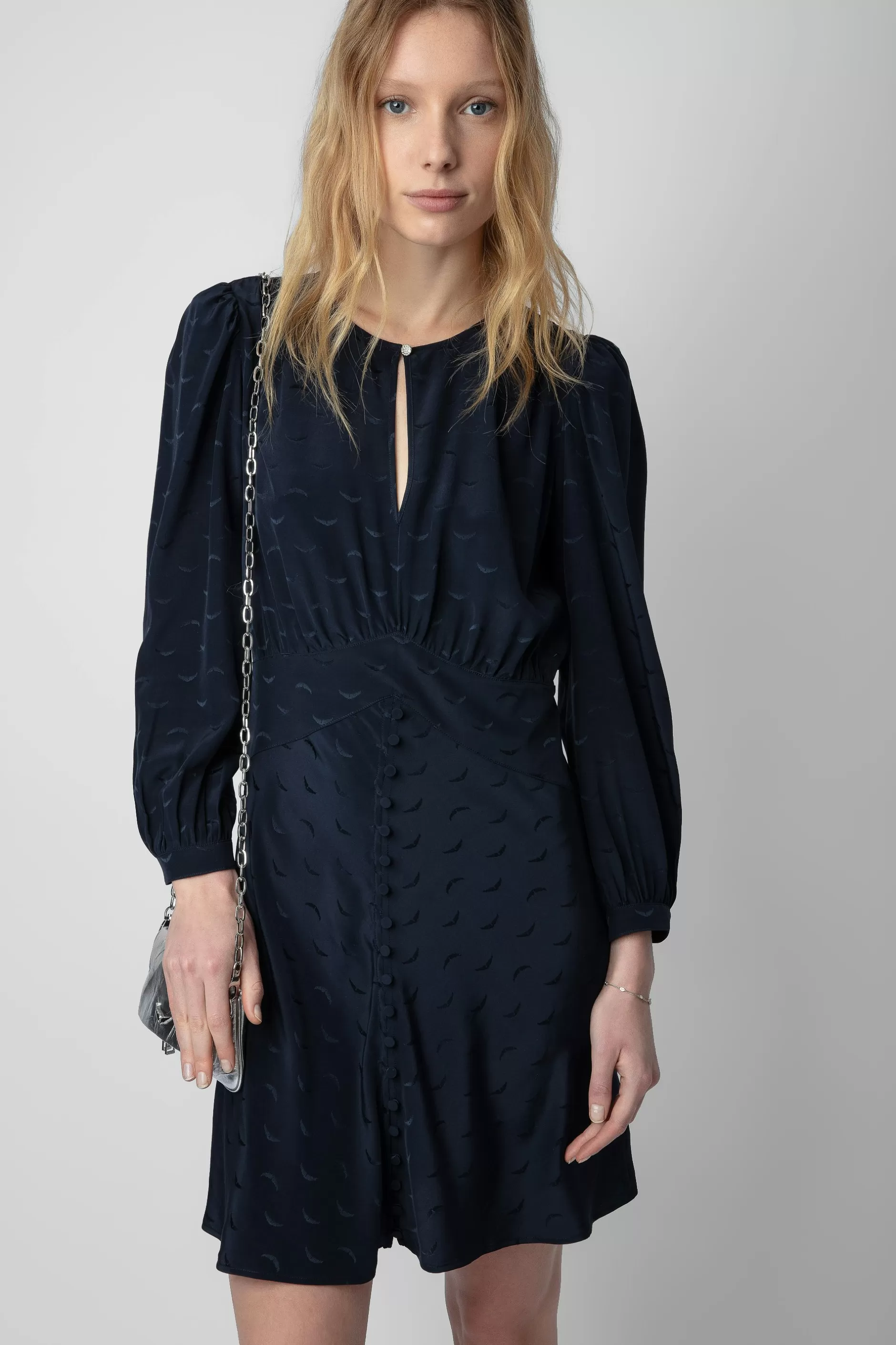 Zadig & Voltaire Robe Rhodri En Jacquard De Soie^Femmes Robes Et Jupes