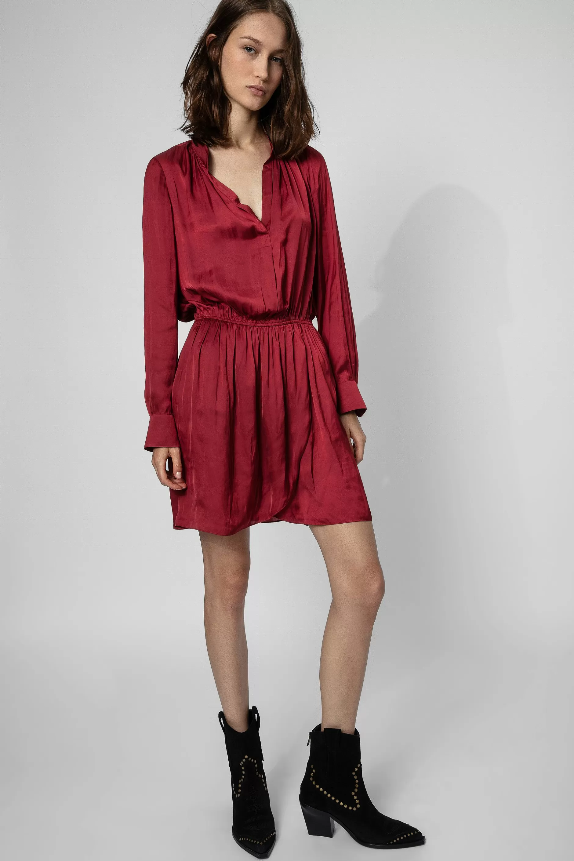 Zadig & Voltaire Robe Rinka En Satin^Femmes Robes Et Jupes