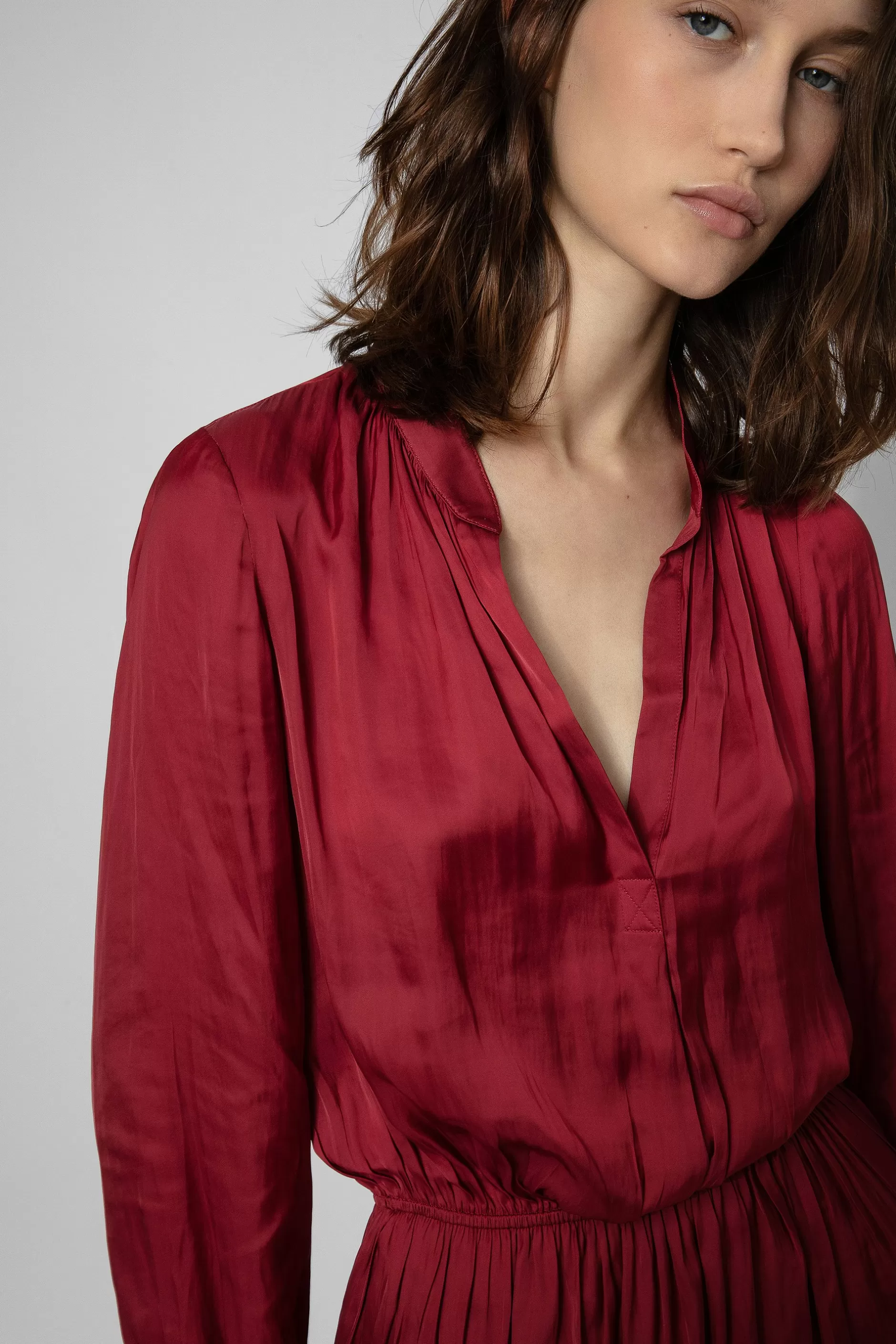 Zadig & Voltaire Robe Rinka En Satin^Femmes Robes Et Jupes