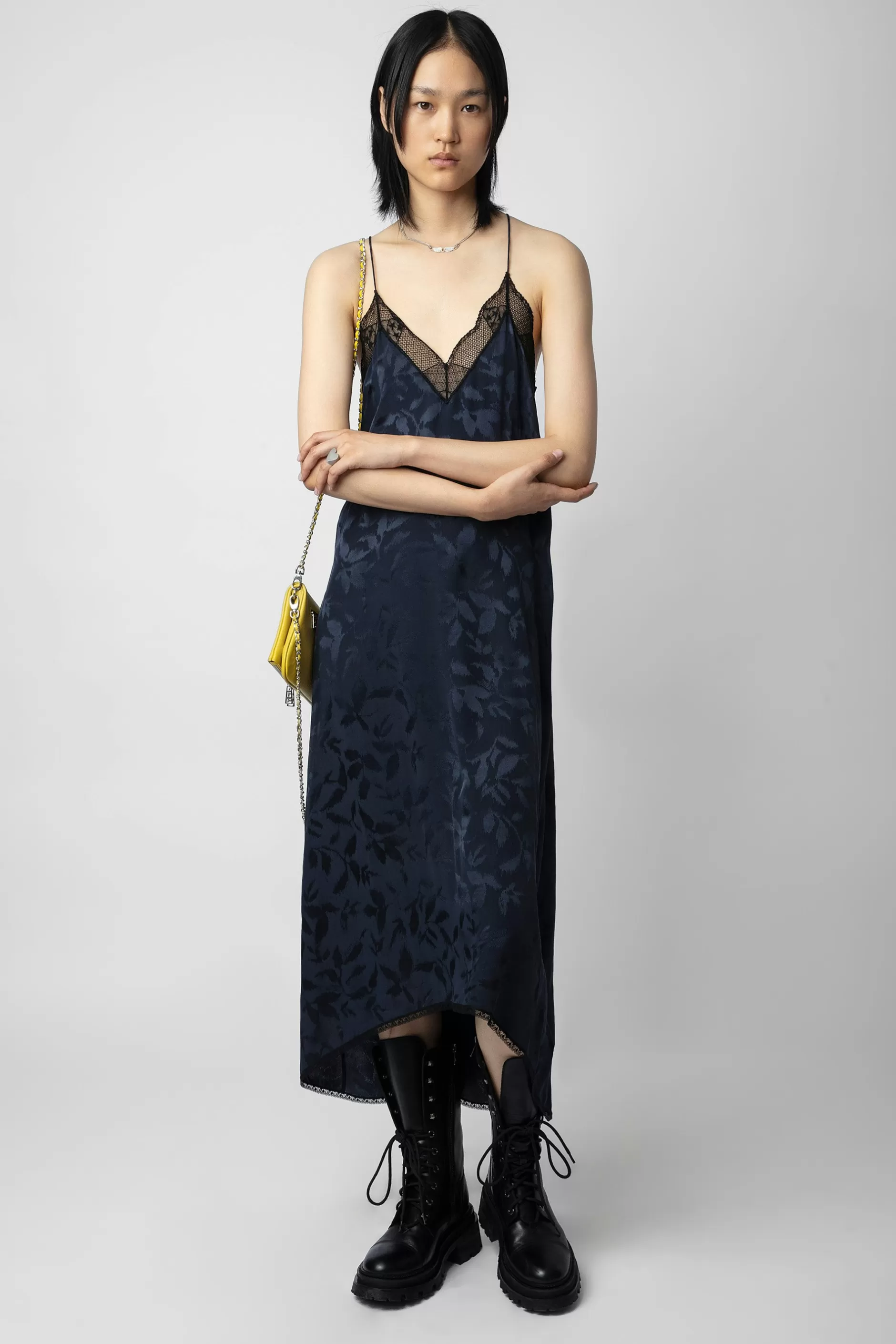 Zadig & Voltaire Robe Risty En Jacquard De Soie^Femmes Robes Et Jupes