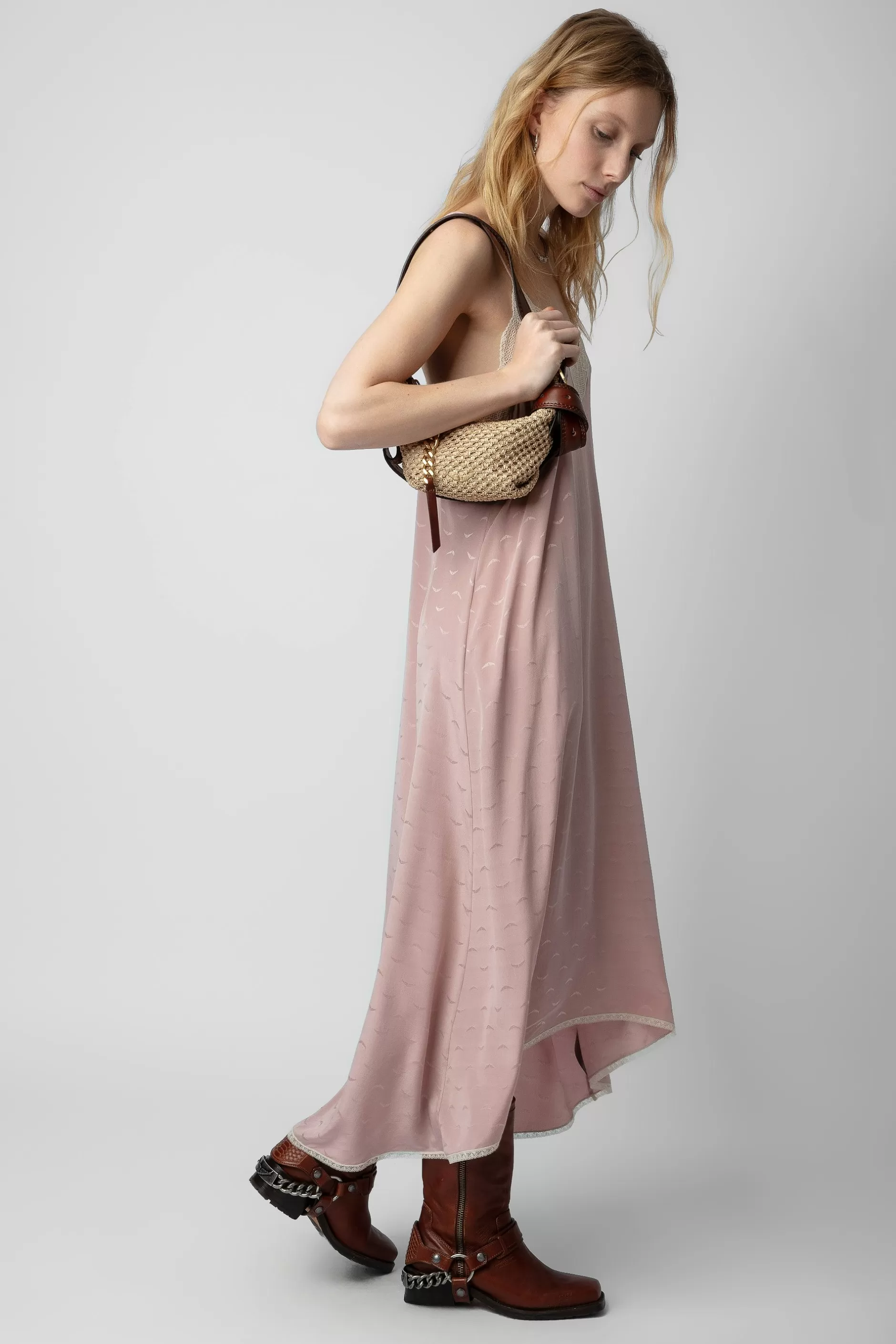 Zadig & Voltaire Robe Risty En Jacquard De Soie^Femmes Robes Et Jupes