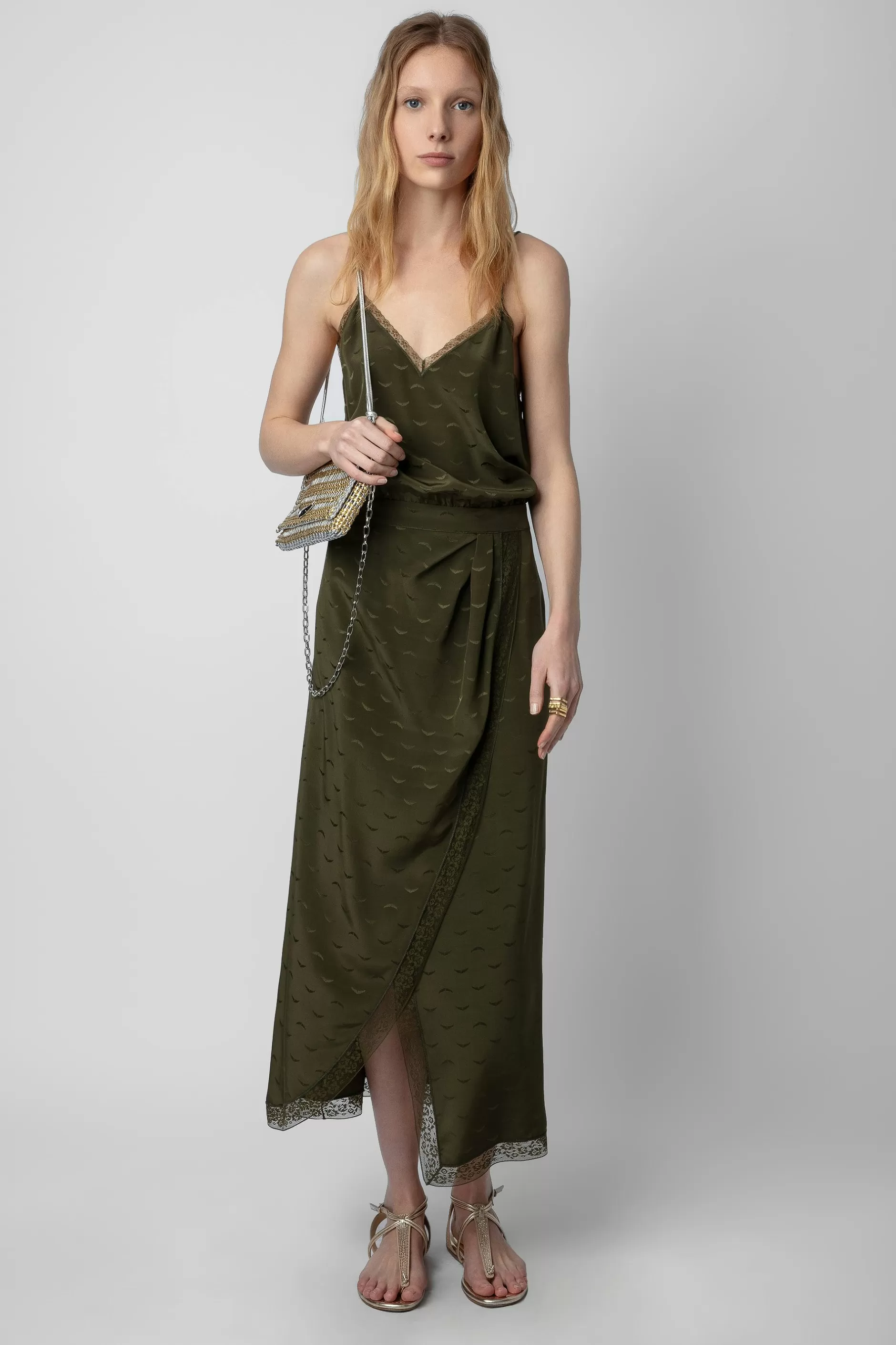 Zadig & Voltaire Robe Rixi En Jacquard De Soie^Femmes Robes Et Jupes