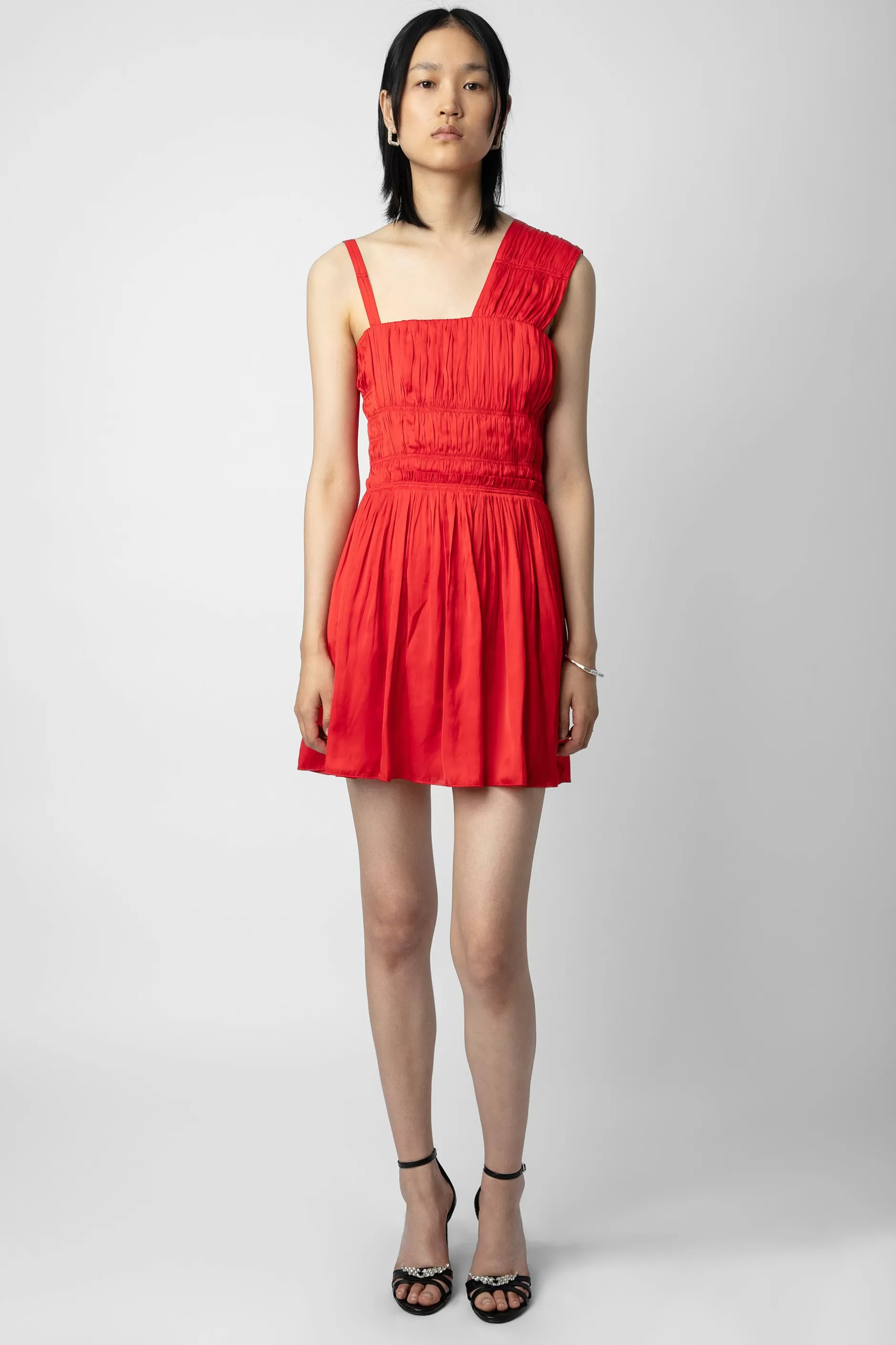 Zadig & Voltaire Robe Roselie En Satin^Femmes Robes Et Jupes