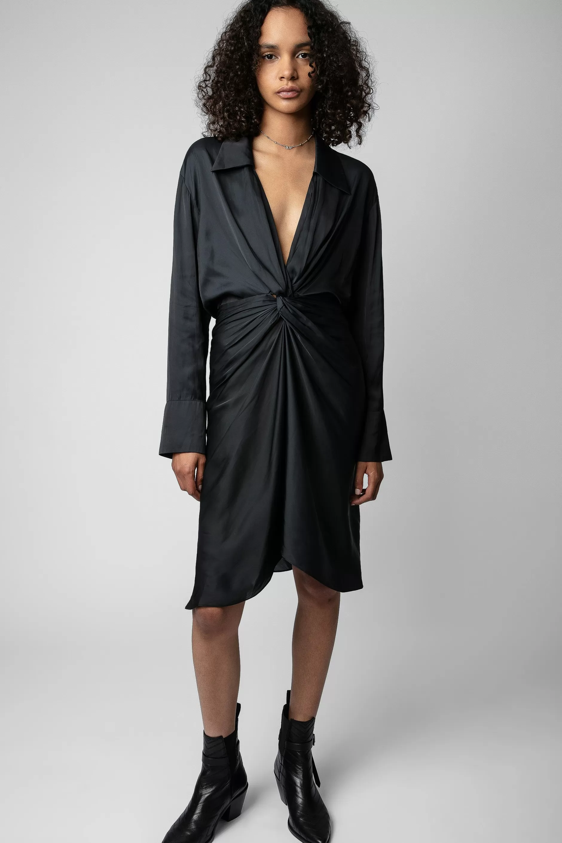 Zadig & Voltaire Robe Rozo En Satin^Femmes Robes Et Jupes