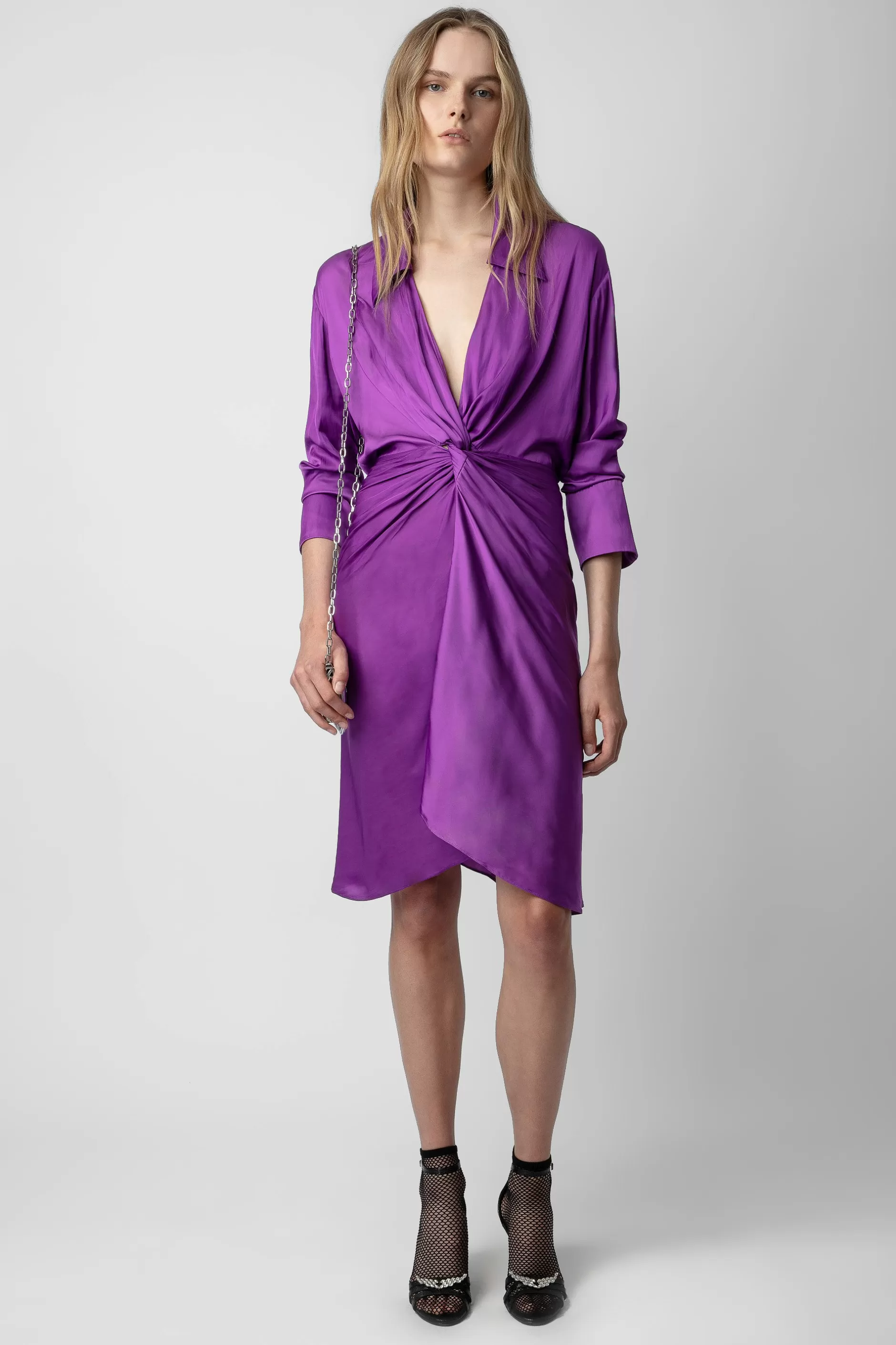 Zadig & Voltaire Robe Rozo En Satin^Femmes Robes Et Jupes