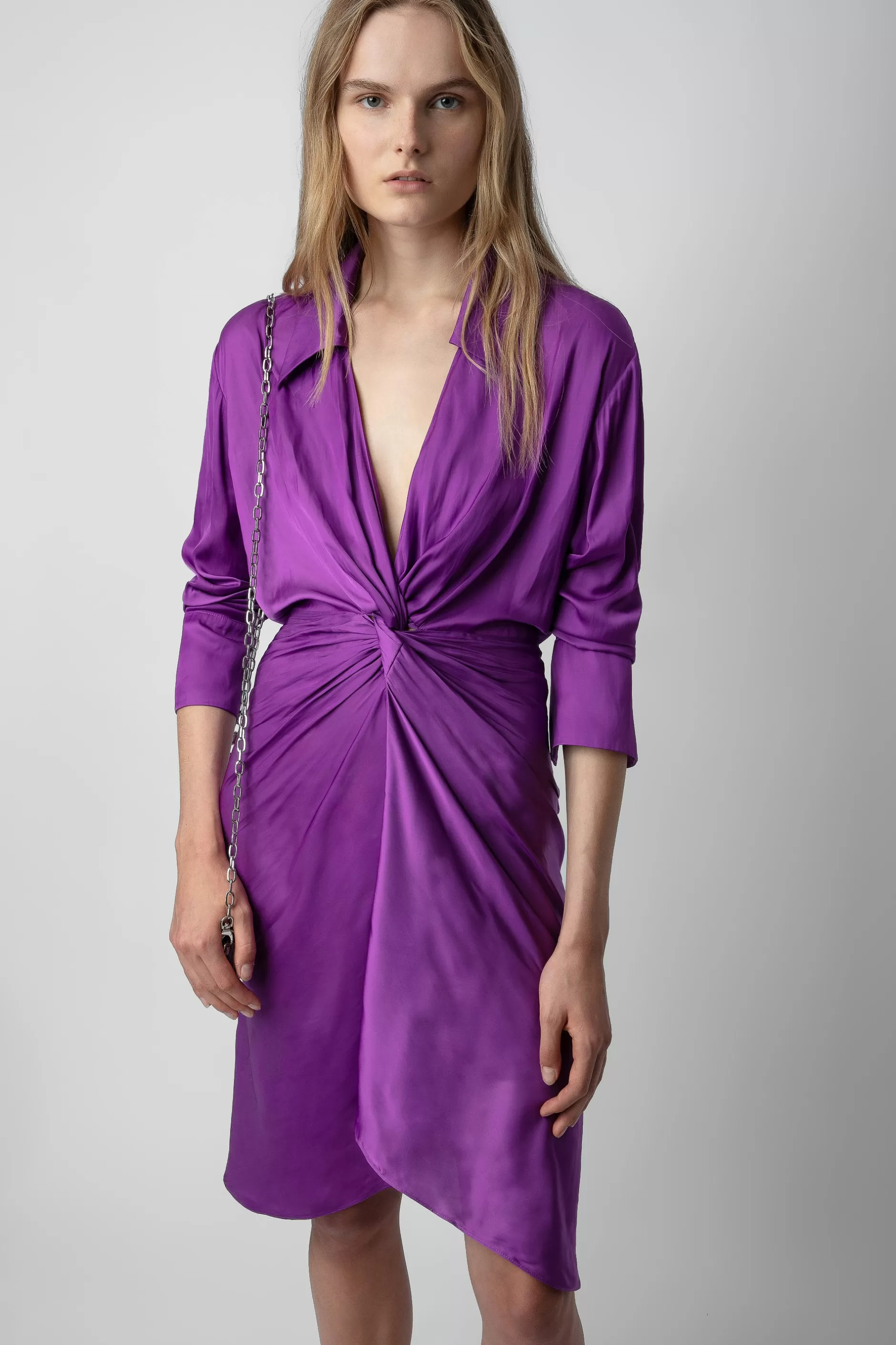 Zadig & Voltaire Robe Rozo En Satin^Femmes Robes Et Jupes