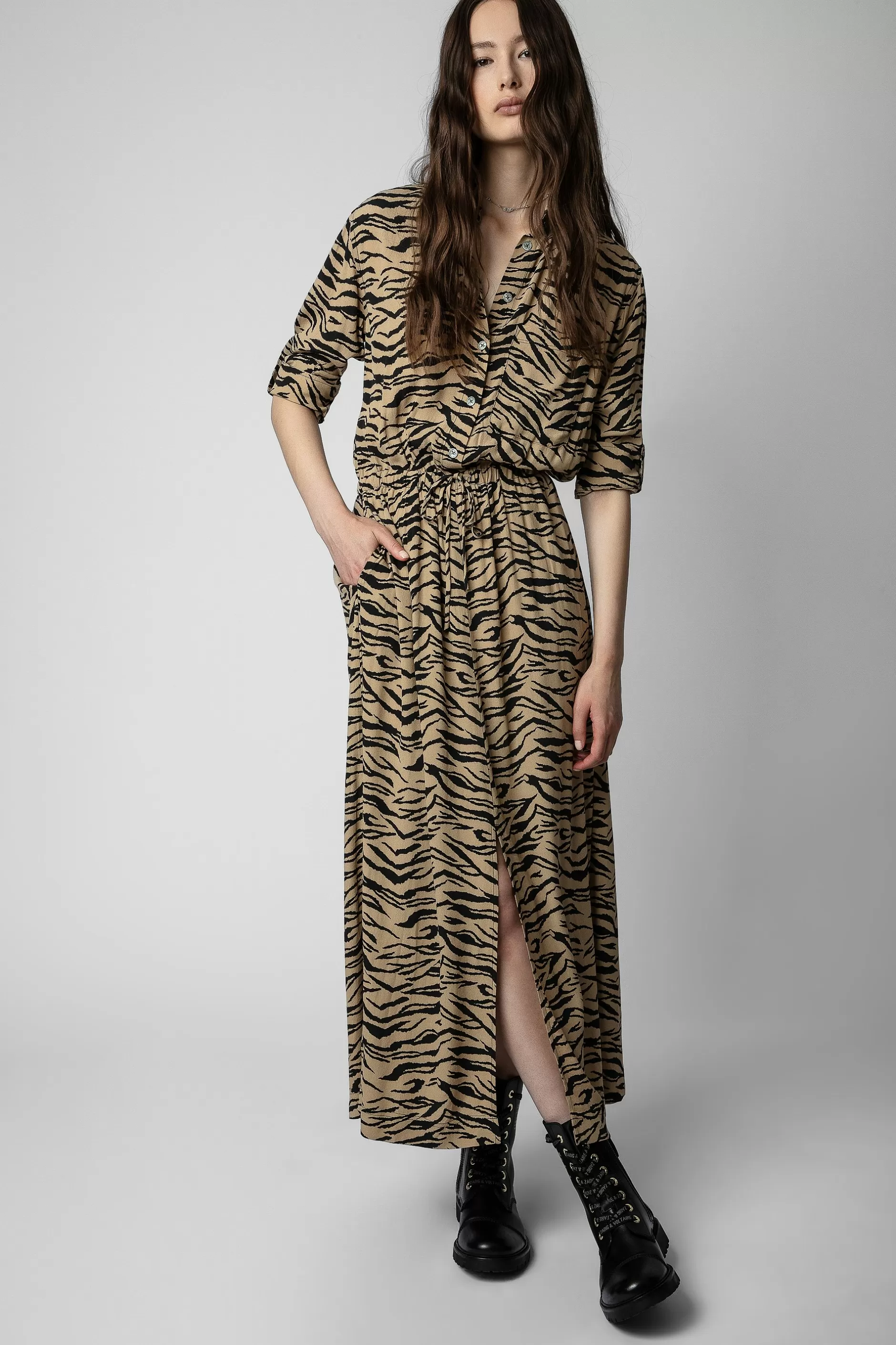 Zadig & Voltaire Robe Tigre Radiale^Femmes Robes Et Jupes