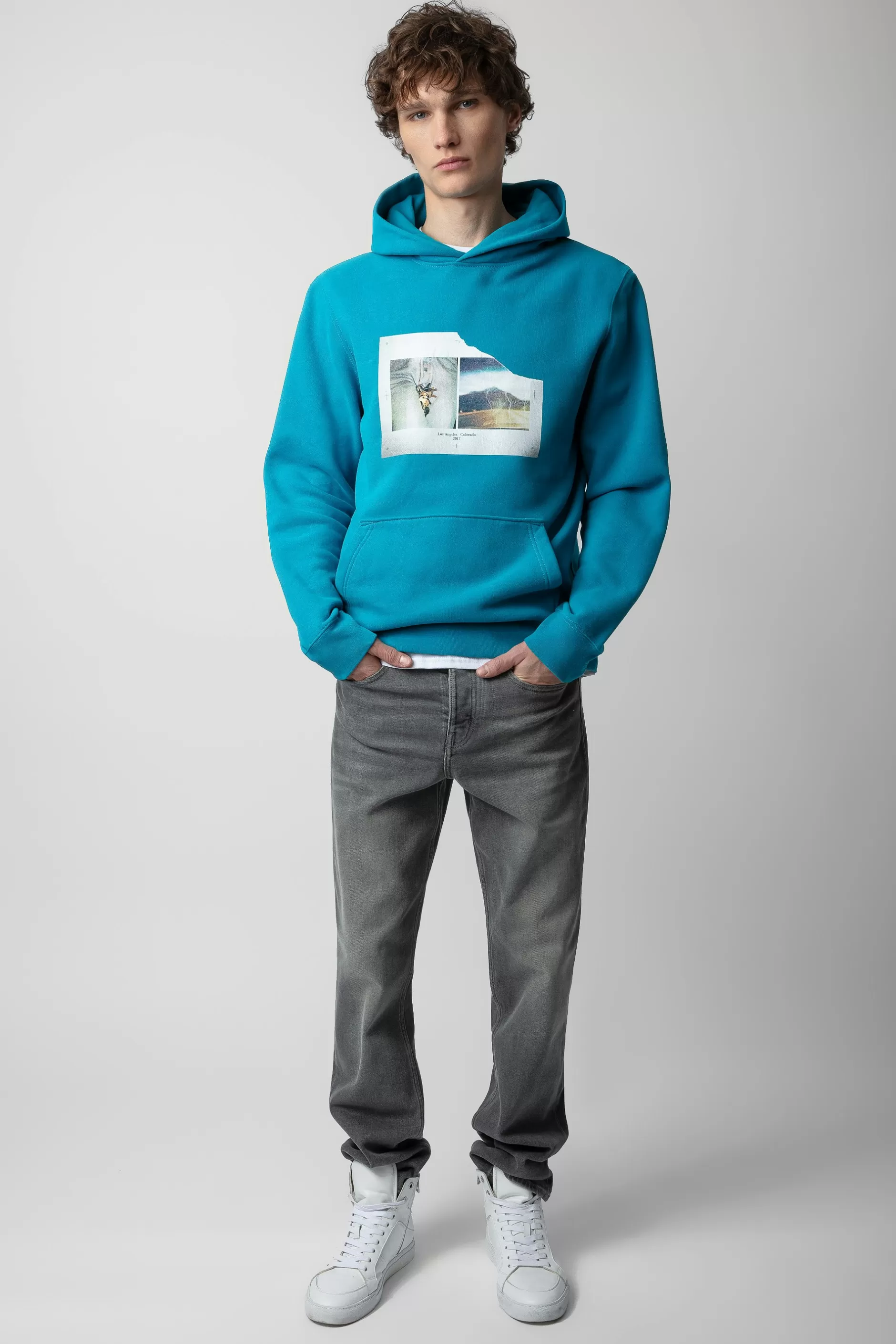 Zadig & Voltaire Sweat-Shirt A Imprime Photo Sanchi^Hommes Sweat-Shirts