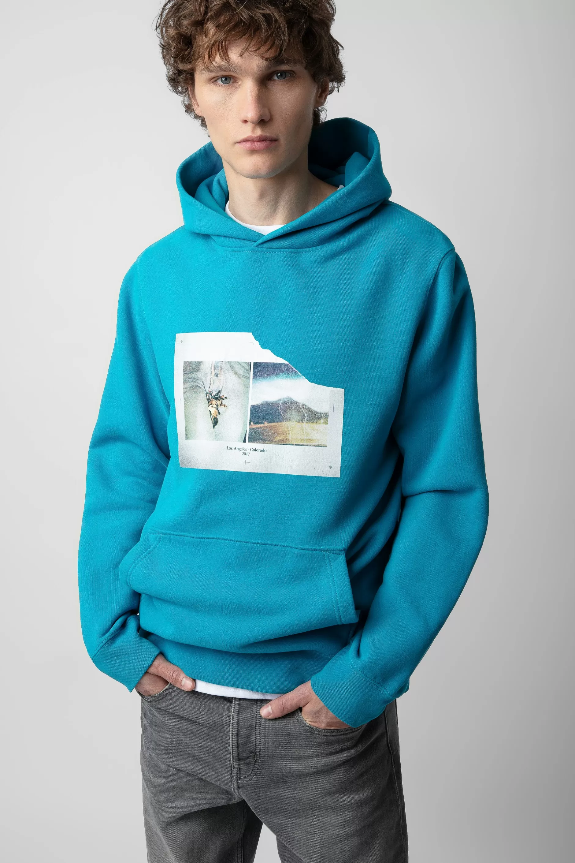 Zadig & Voltaire Sweat-Shirt A Imprime Photo Sanchi^Hommes Sweat-Shirts