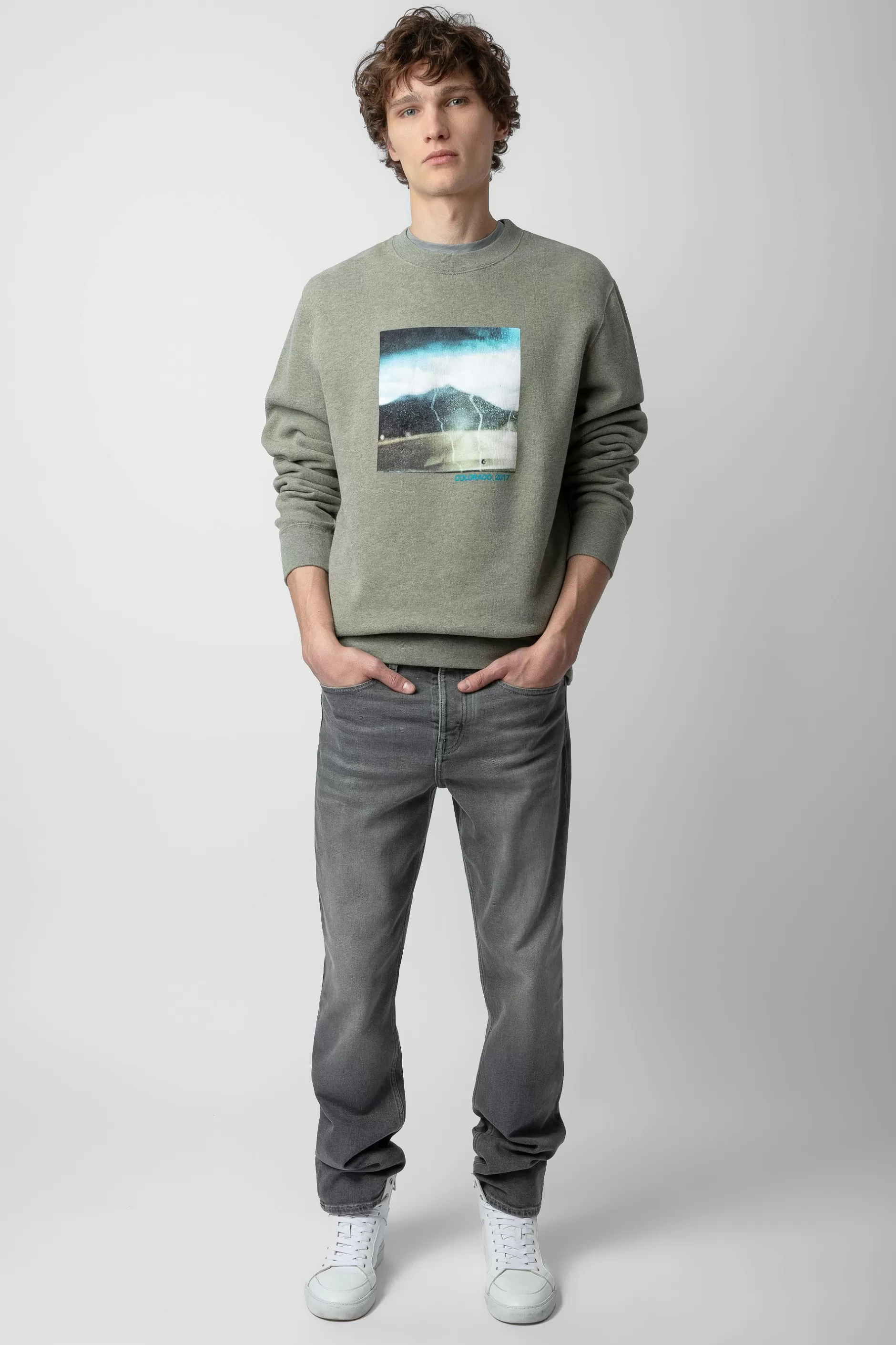 Zadig & Voltaire Sweat-Shirt A Imprime Photo Simba^Hommes Sweat-Shirts