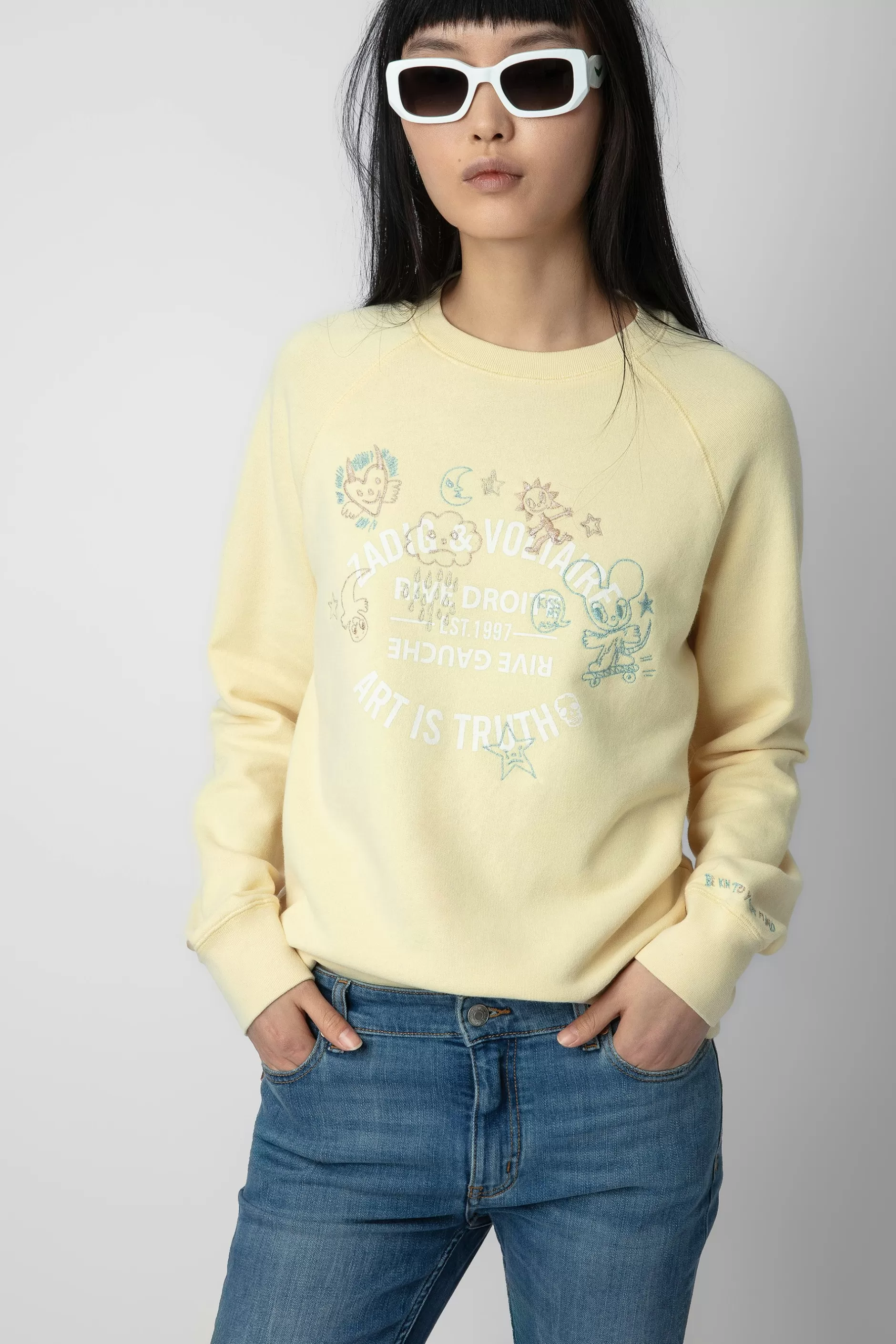 Zadig & Voltaire Sweat-Shirt Insigne Superieur^Femmes Sweat-Shirts