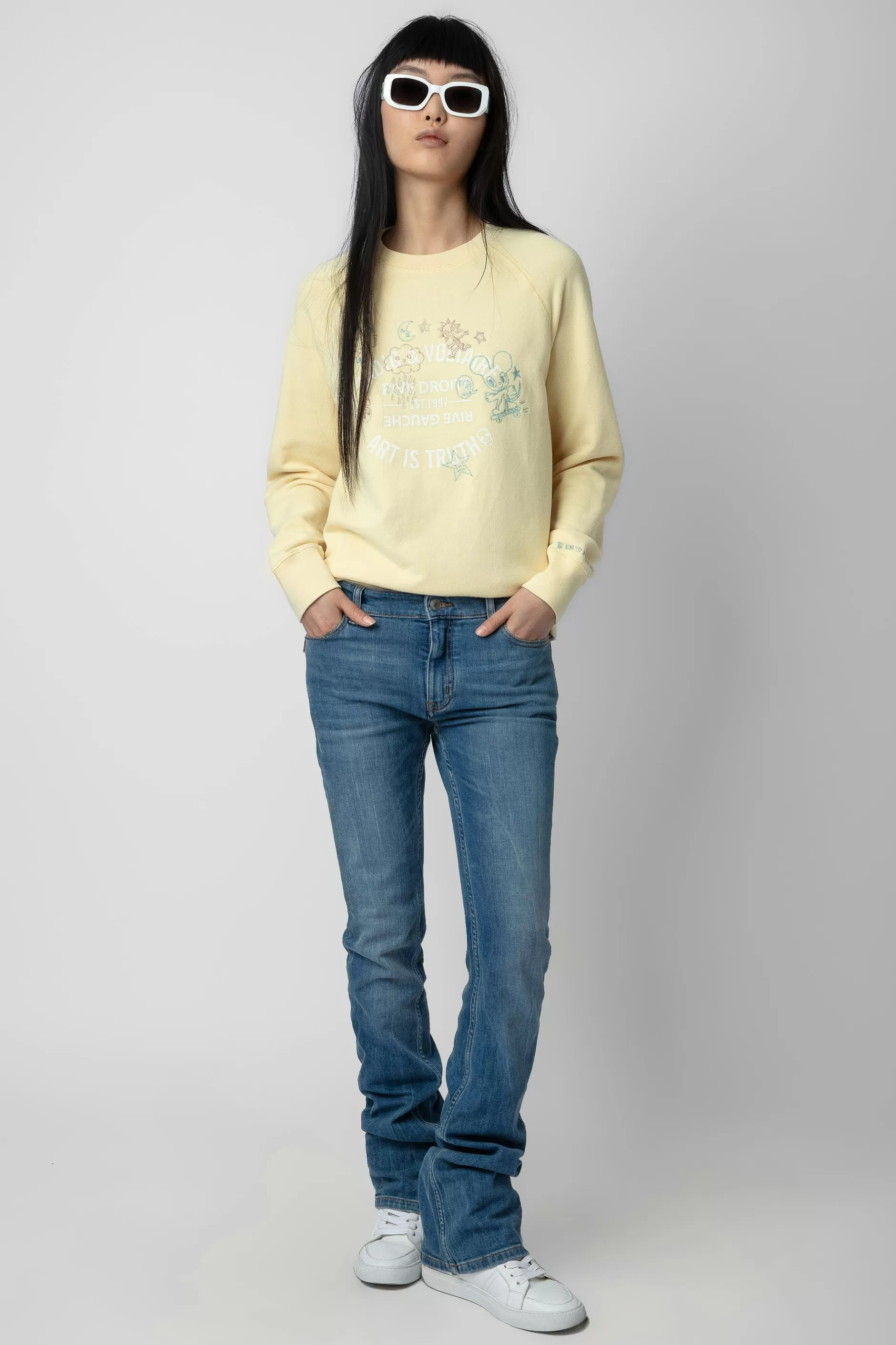 Zadig & Voltaire Sweat-Shirt Insigne Superieur^Femmes Sweat-Shirts