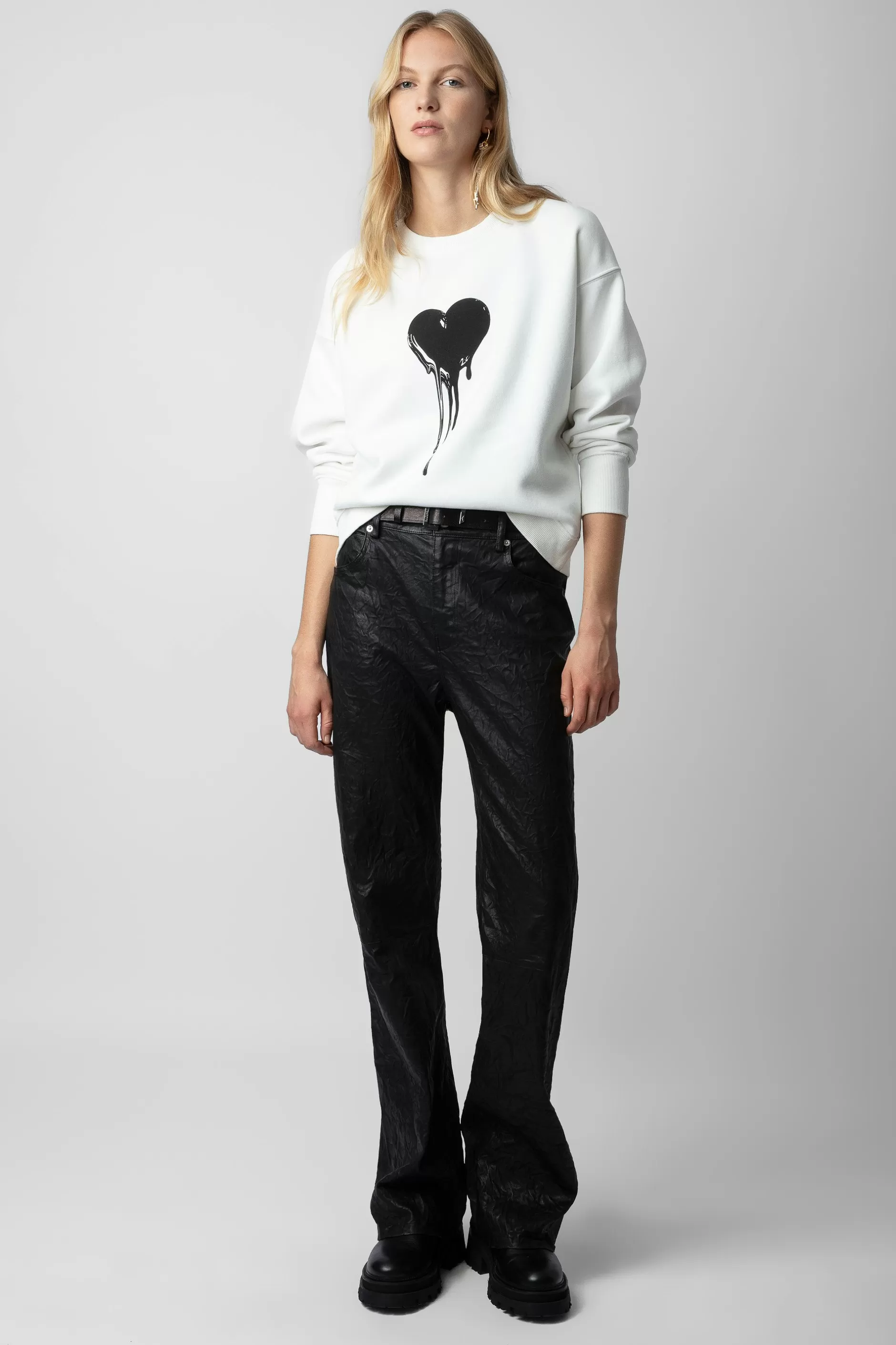 Zadig & Voltaire Sweat-Shirt Oscar Coeur^Femmes Sweat-Shirts