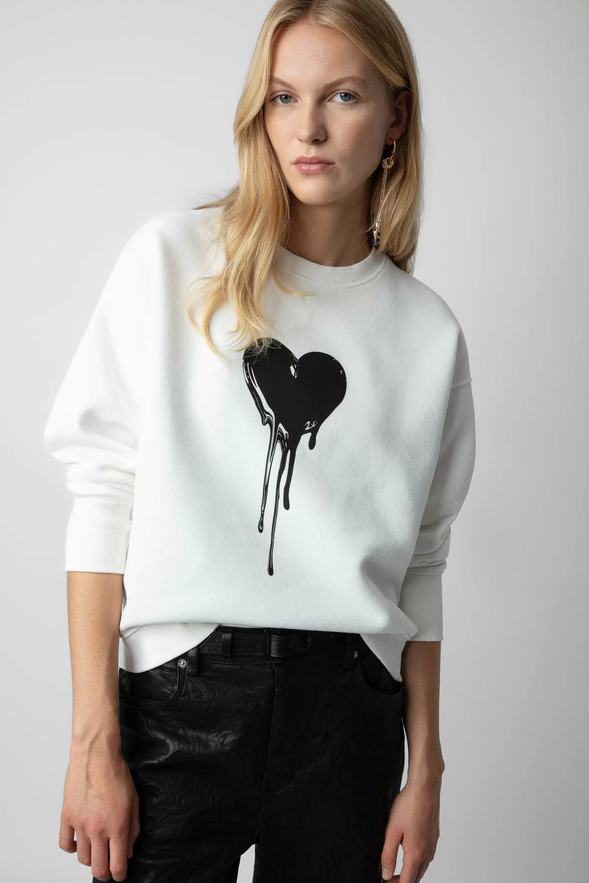Zadig & Voltaire Sweat-Shirt Oscar Coeur^Femmes Sweat-Shirts