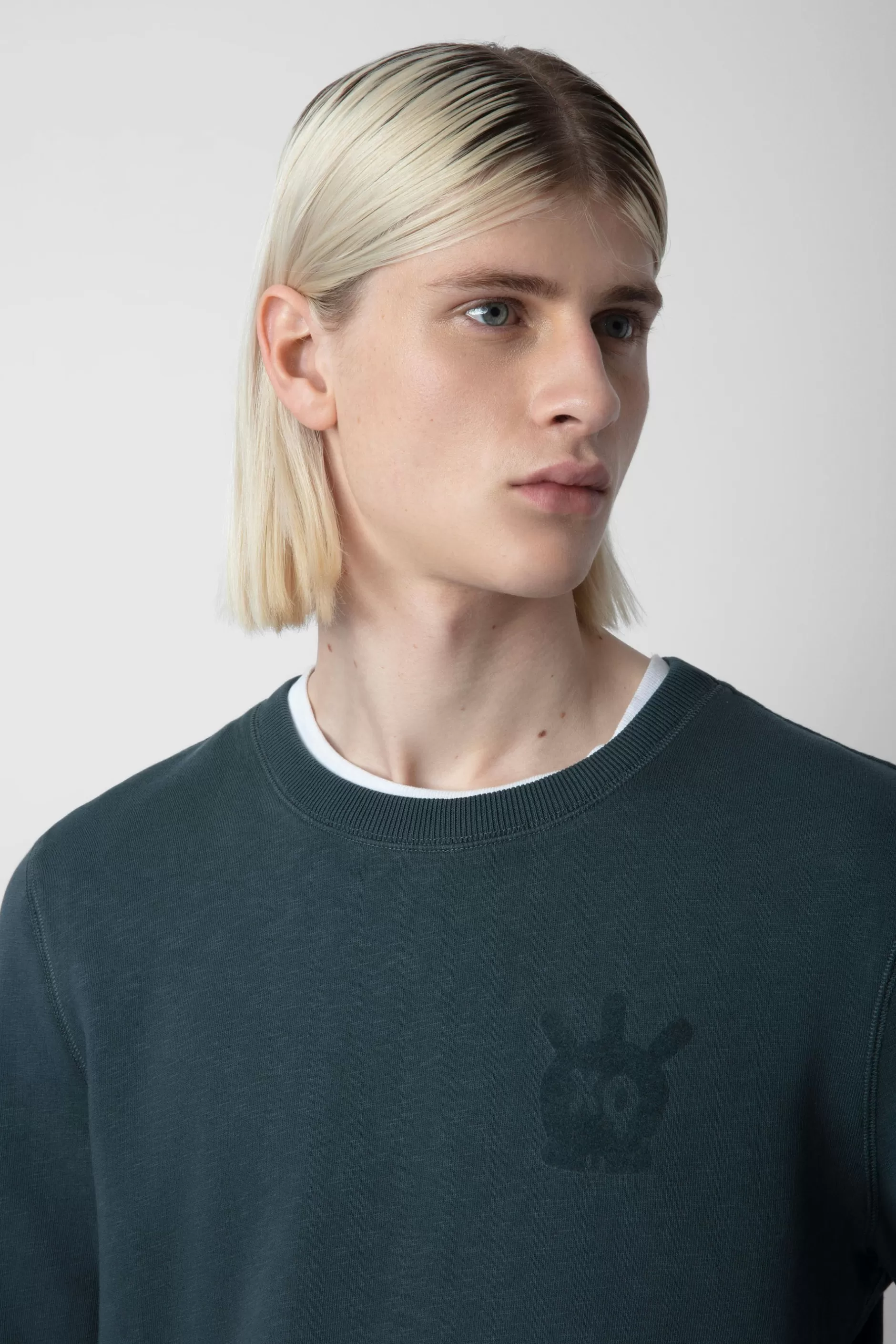 Zadig & Voltaire Sweat-Shirt Tete De Mort Pierreux^Hommes Sweat-Shirts