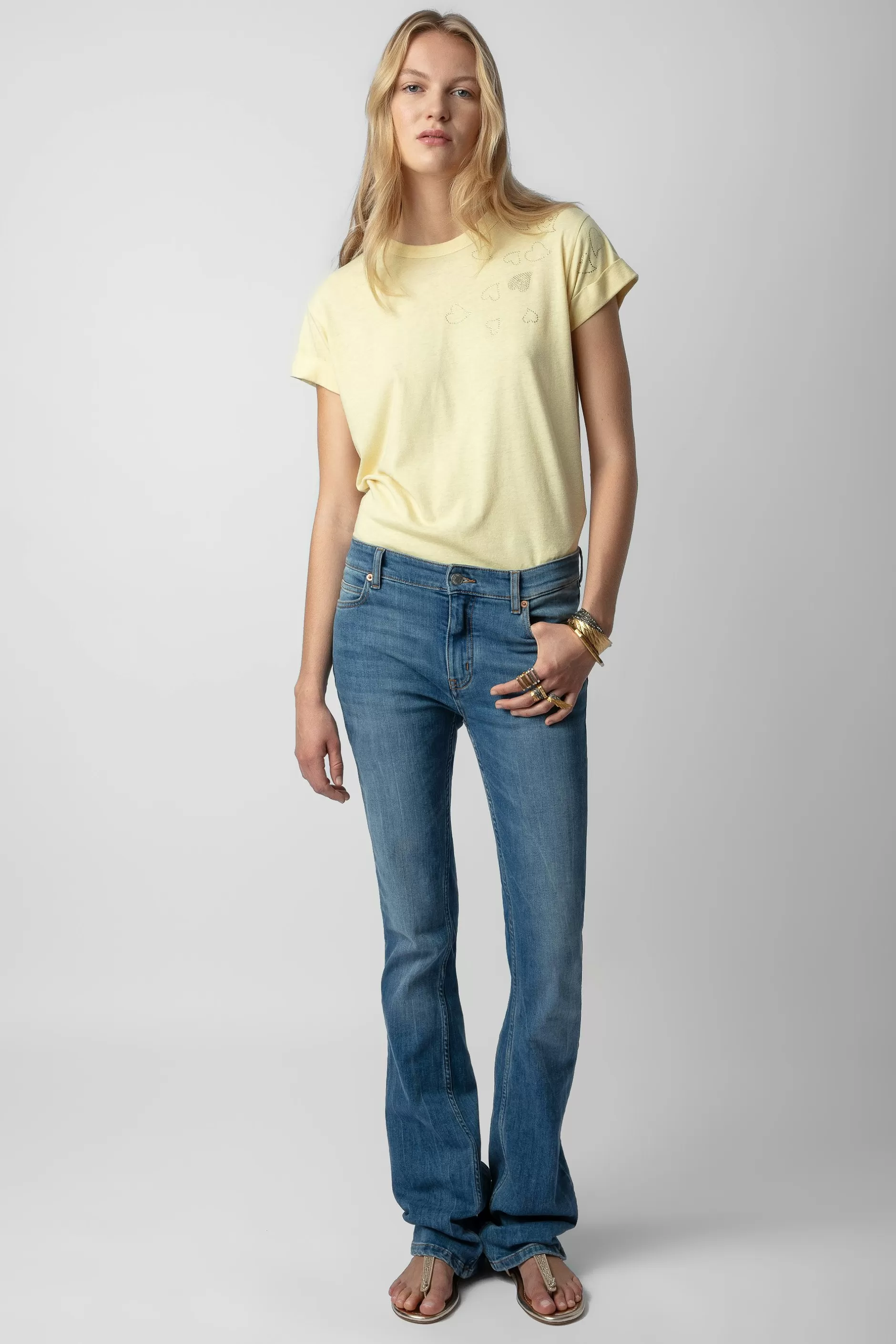 Zadig & Voltaire T-Shirt Anya Diamante^Femmes T-Shirts