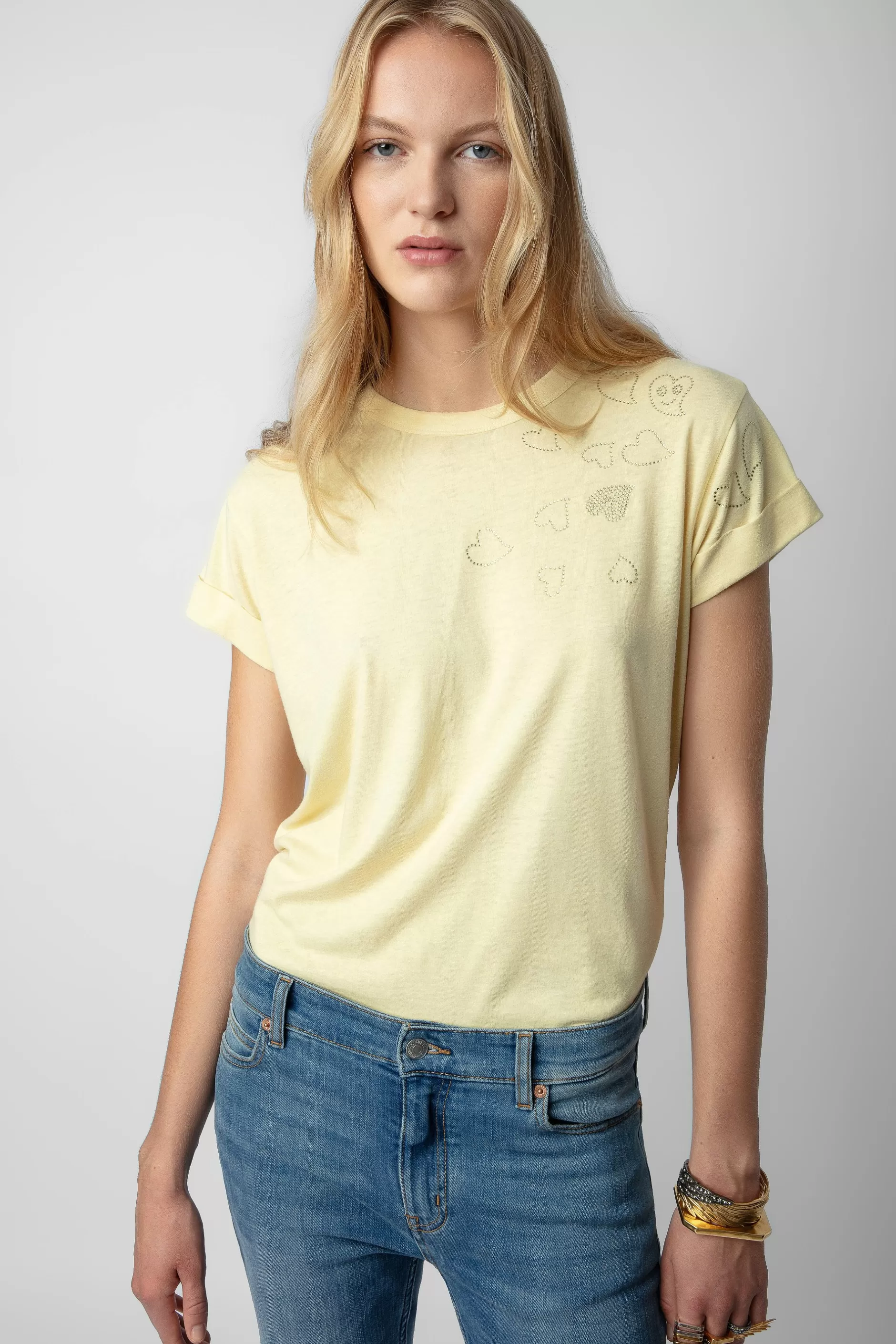 Zadig & Voltaire T-Shirt Anya Diamante^Femmes T-Shirts
