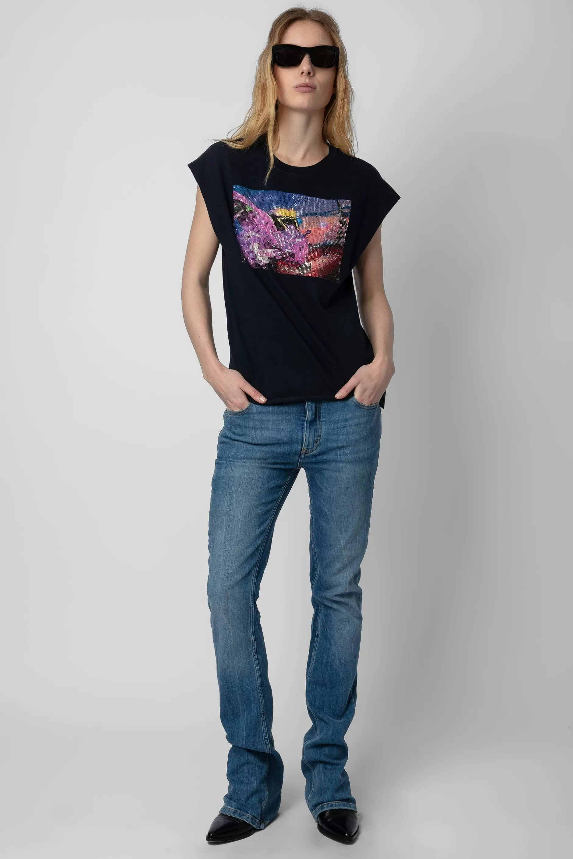 Zadig & Voltaire T-Shirt Cecilia Lune^Femmes T-Shirts