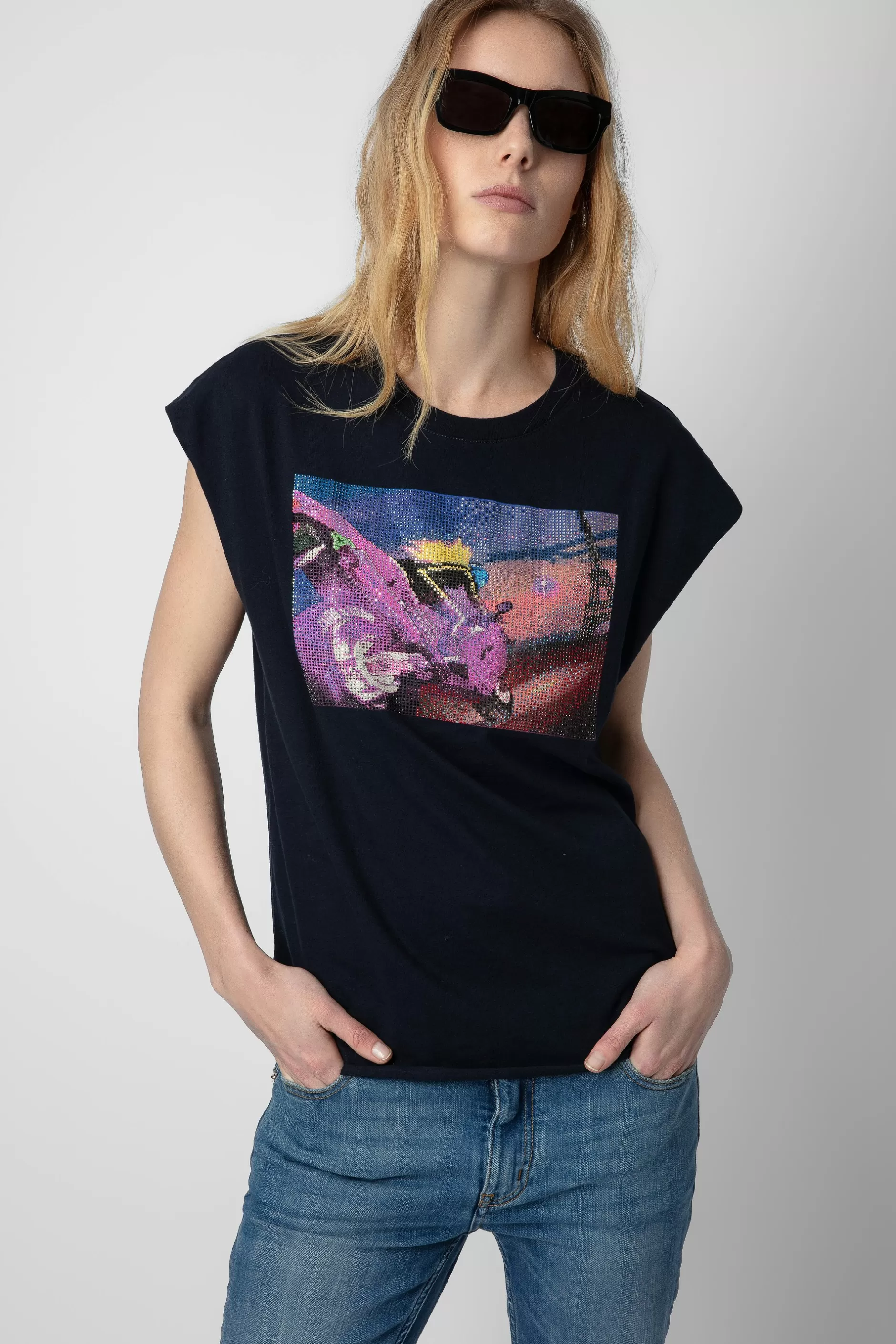 Zadig & Voltaire T-Shirt Cecilia Lune^Femmes T-Shirts