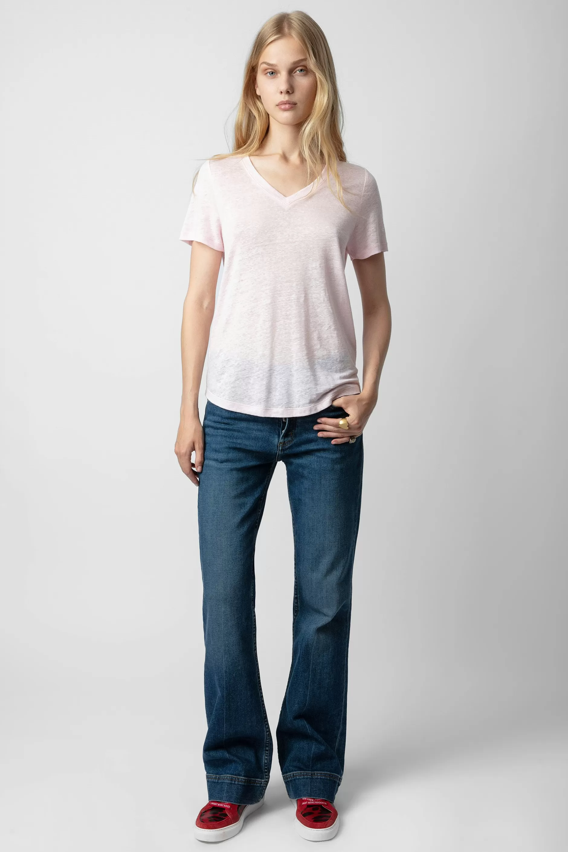 Zadig & Voltaire T-Shirt En Lin Atia Wings^Femmes T-Shirts