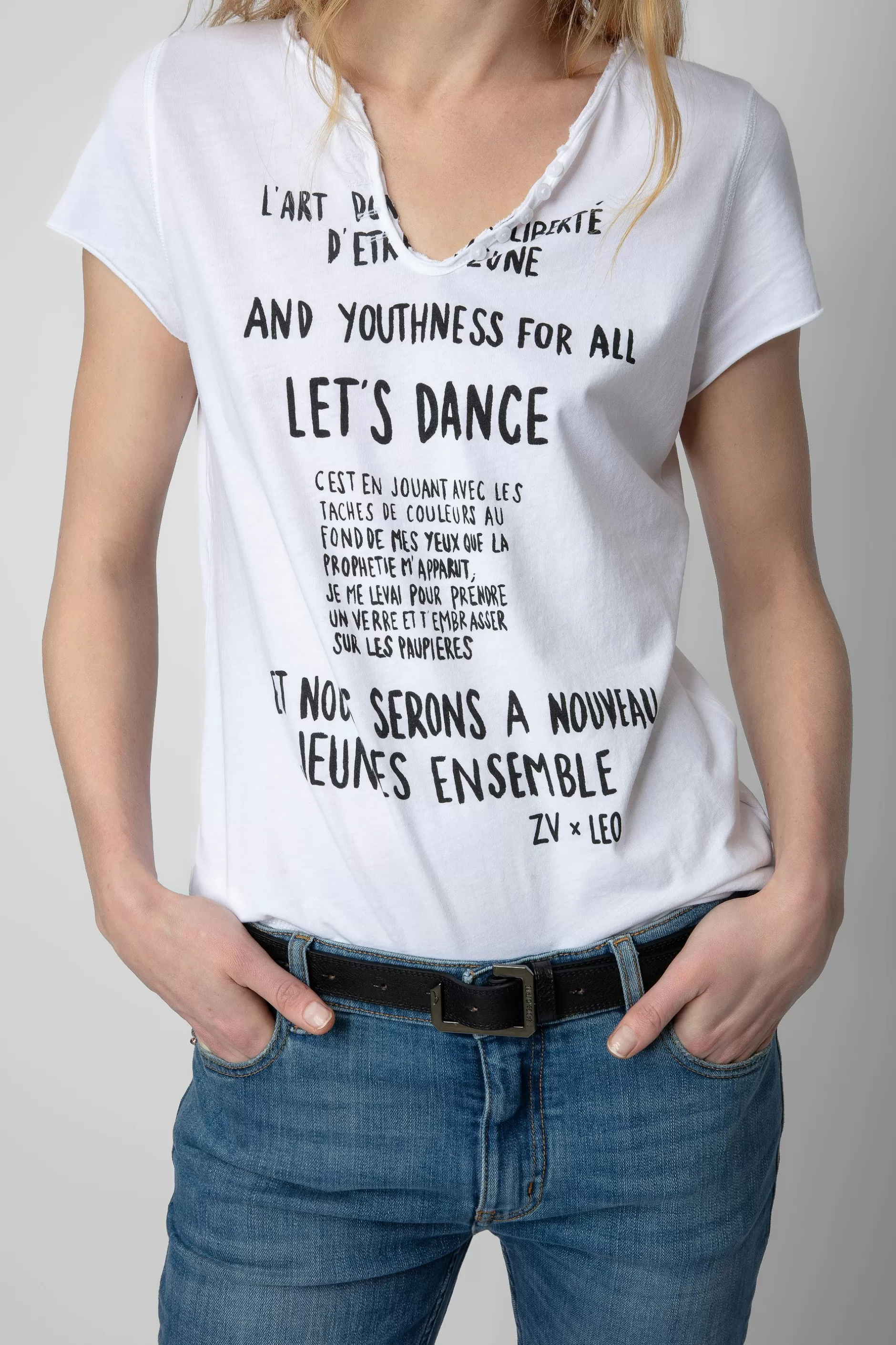 Zadig & Voltaire T-Shirt Henley^Femmes T-Shirts