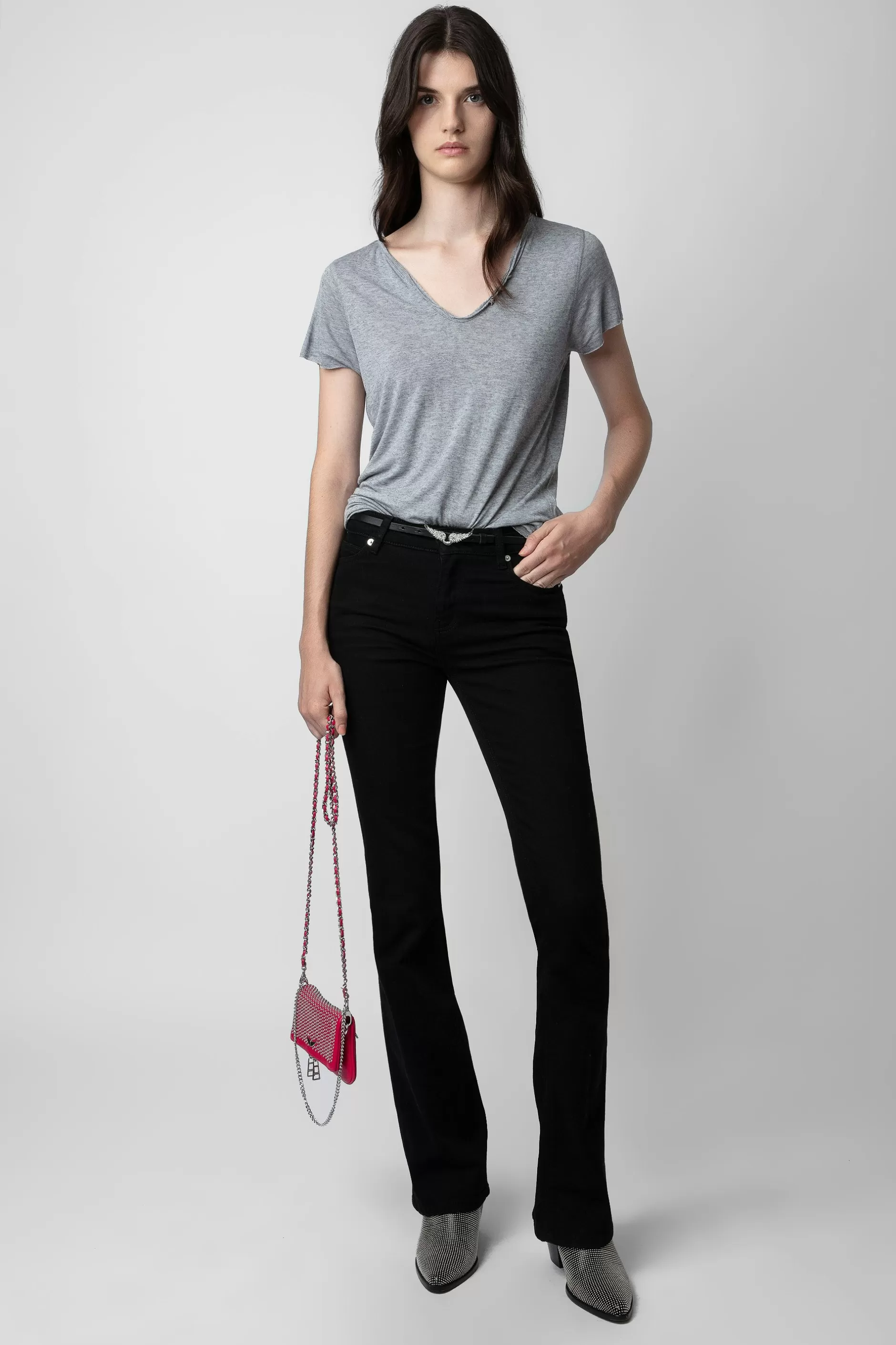 Zadig & Voltaire T-Shirt Henley Bijoux^Femmes T-Shirts