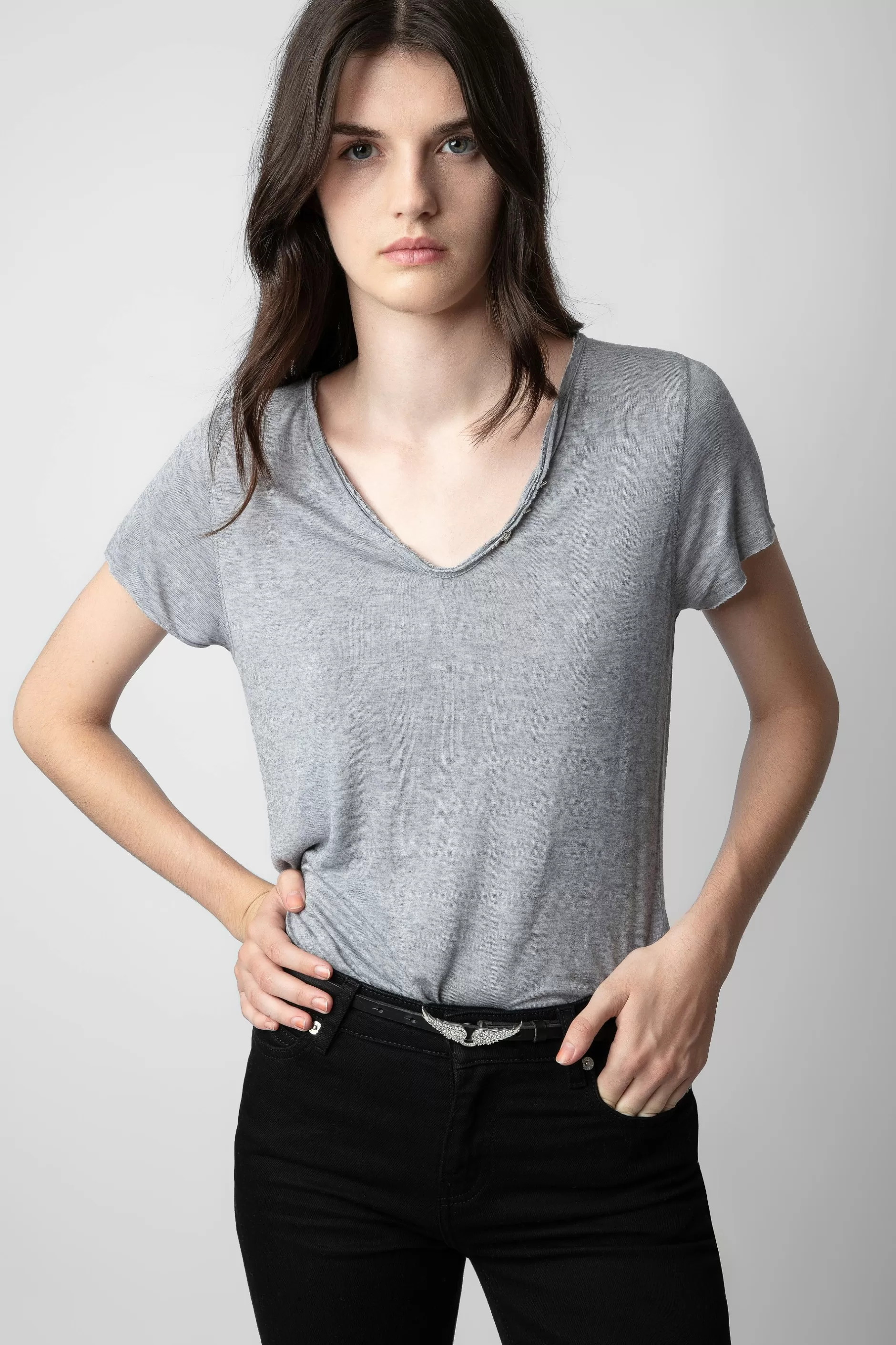 Zadig & Voltaire T-Shirt Henley Bijoux^Femmes T-Shirts