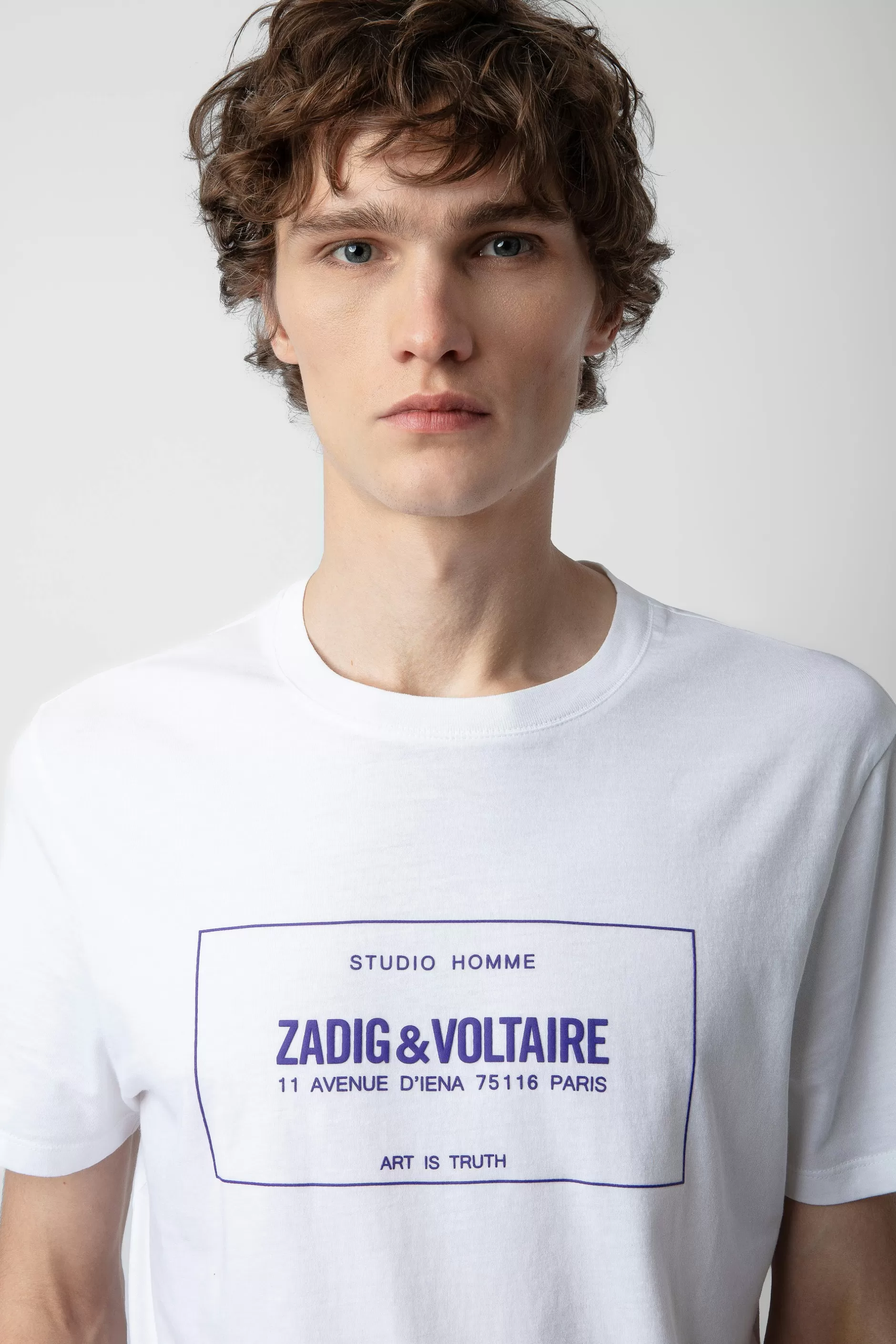Zadig & Voltaire T-Shirt Insigne Ted^Hommes T-Shirts