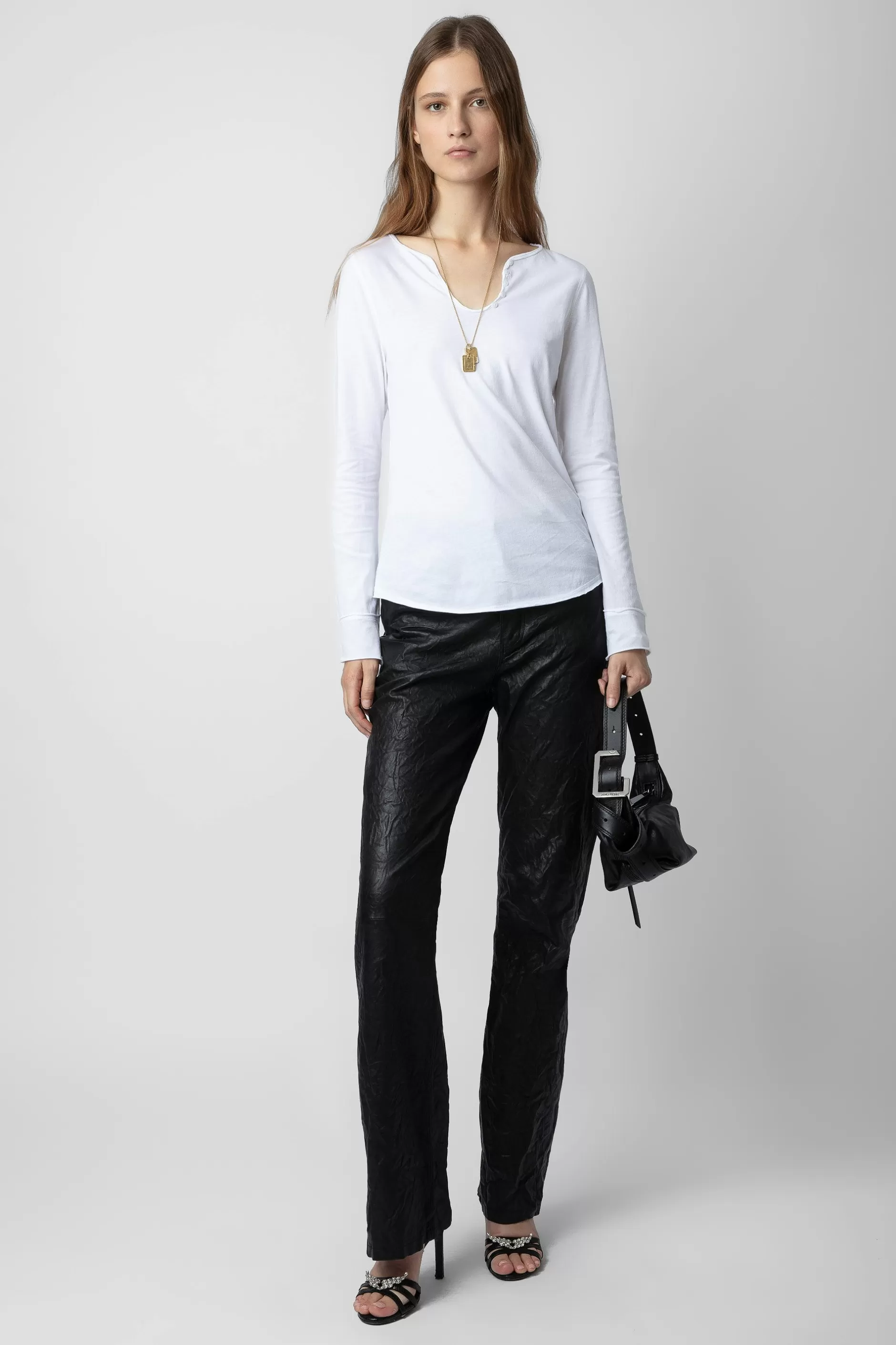 Zadig & Voltaire T-Shirt Karlek Henley^Femmes T-Shirts