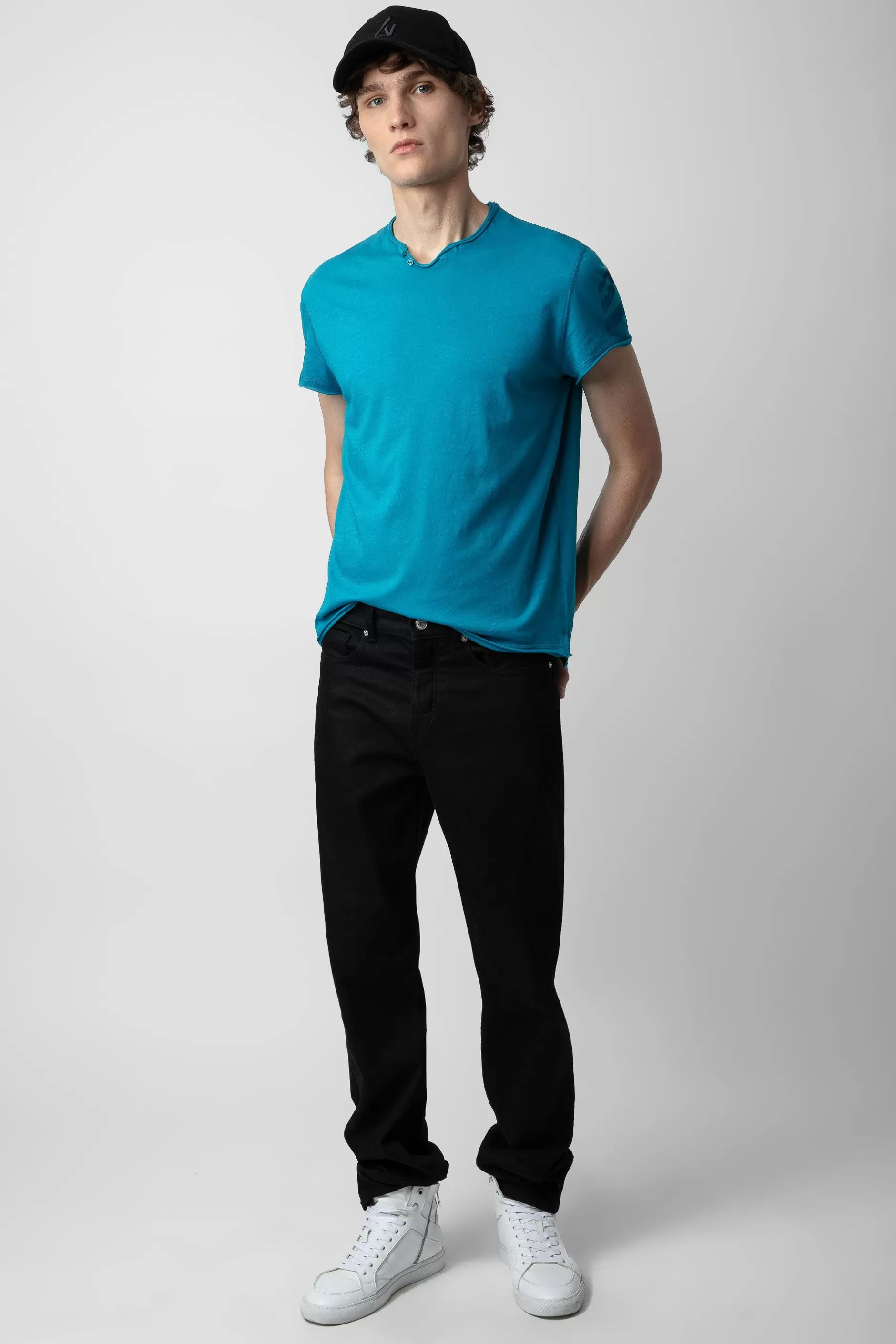 Zadig & Voltaire T-Shirt Monasti Arrow Henley^Hommes T-Shirts